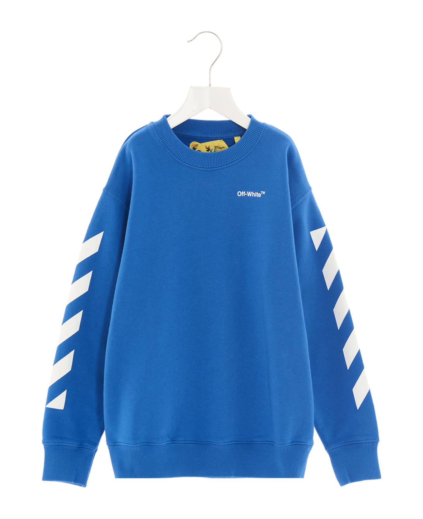 Off-White 'helvetica Diag' Sweatshirt - Blue
