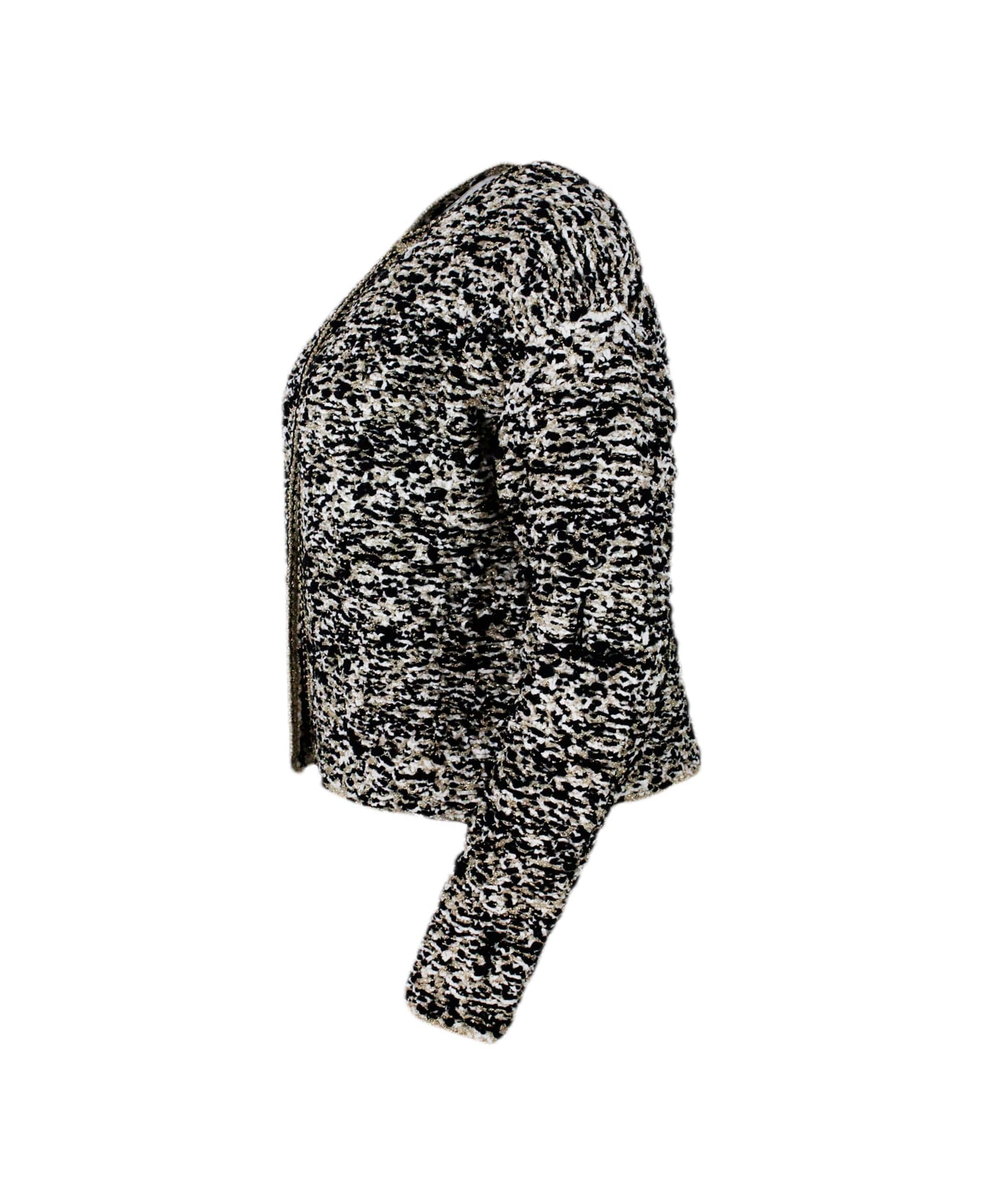 Fabiana Filippi Blazer - Nero - panna - oro