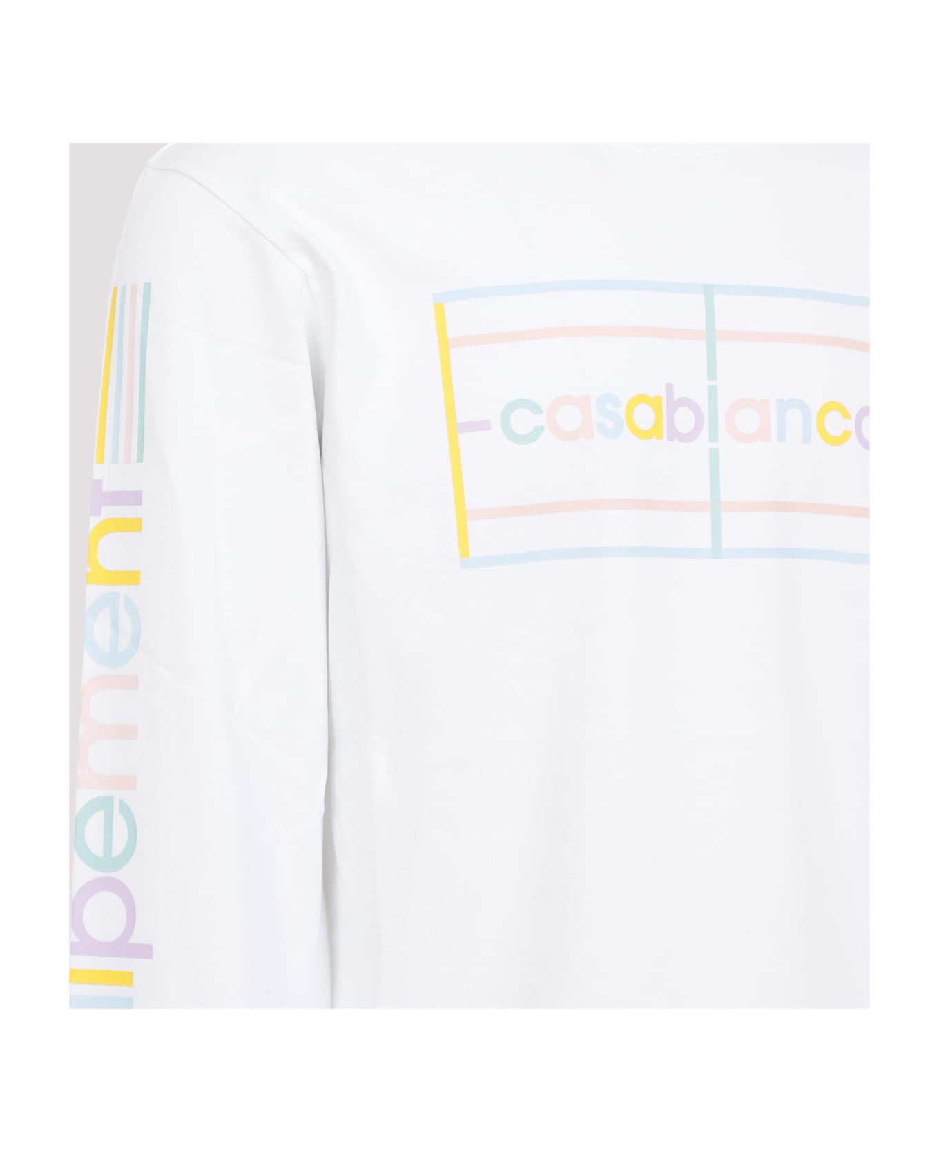 Casablanca Pastel Court Screen T-shirt - Pastel Court