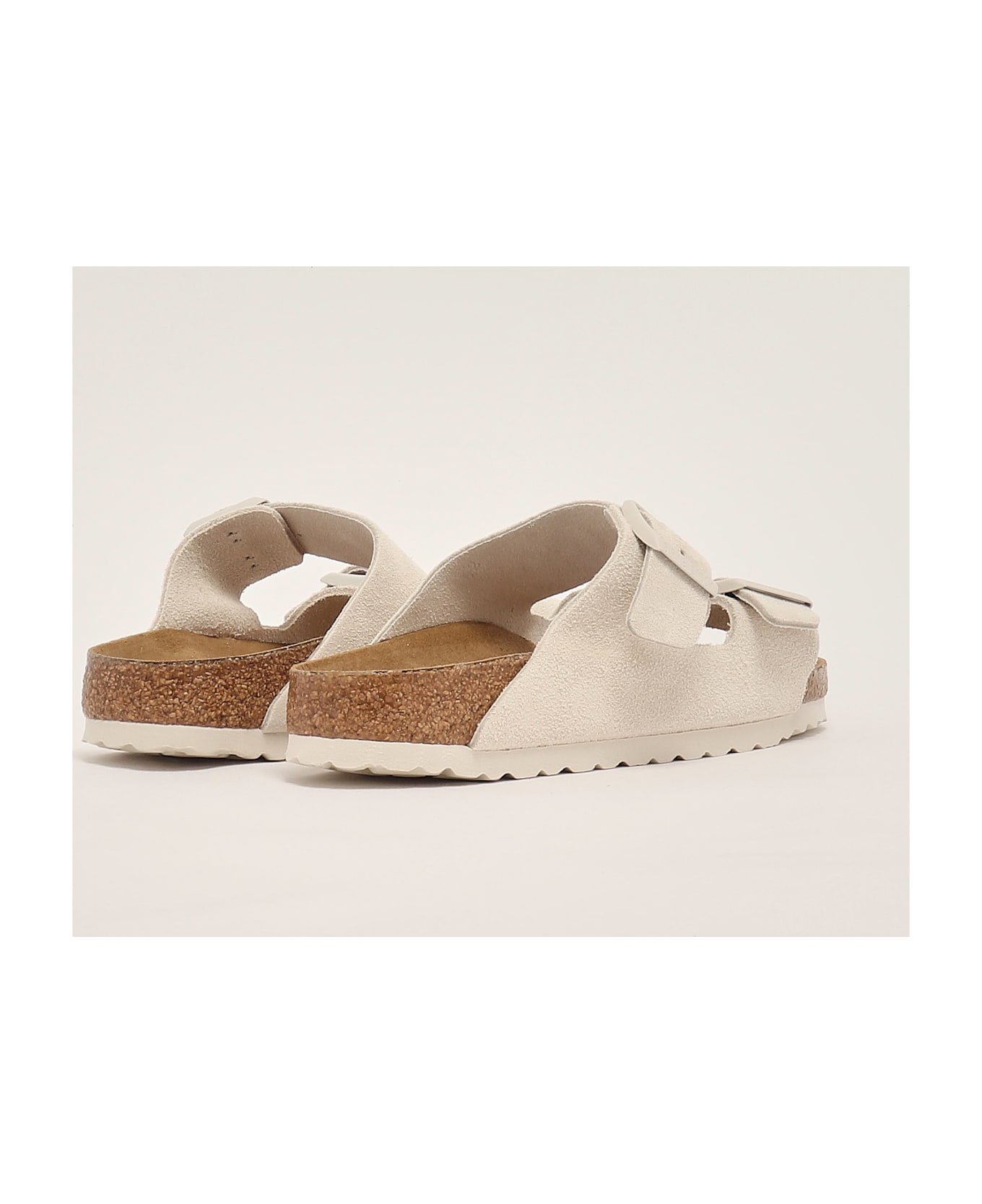 Birkenstock Arizona Sfb Sandal - BIANCO ANTICO