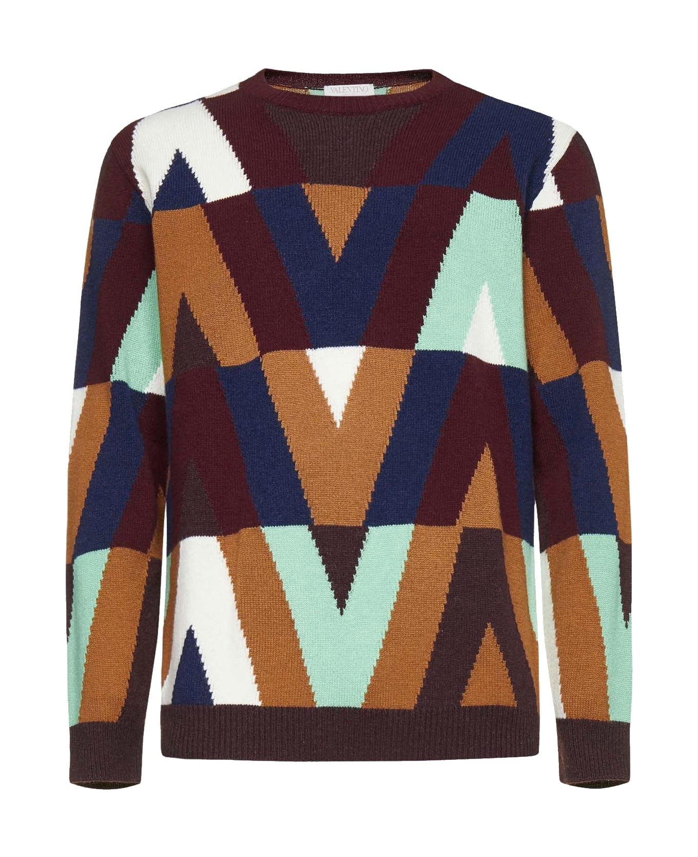 Valentino Wool And Cashmere Sweater - Brown