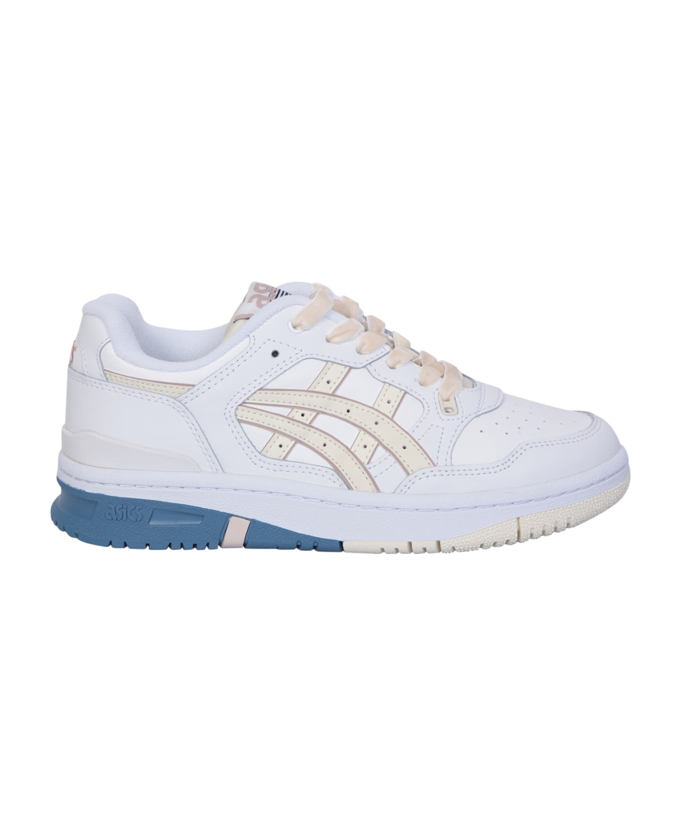Asics White And Beige Ex89 Sneakers - White