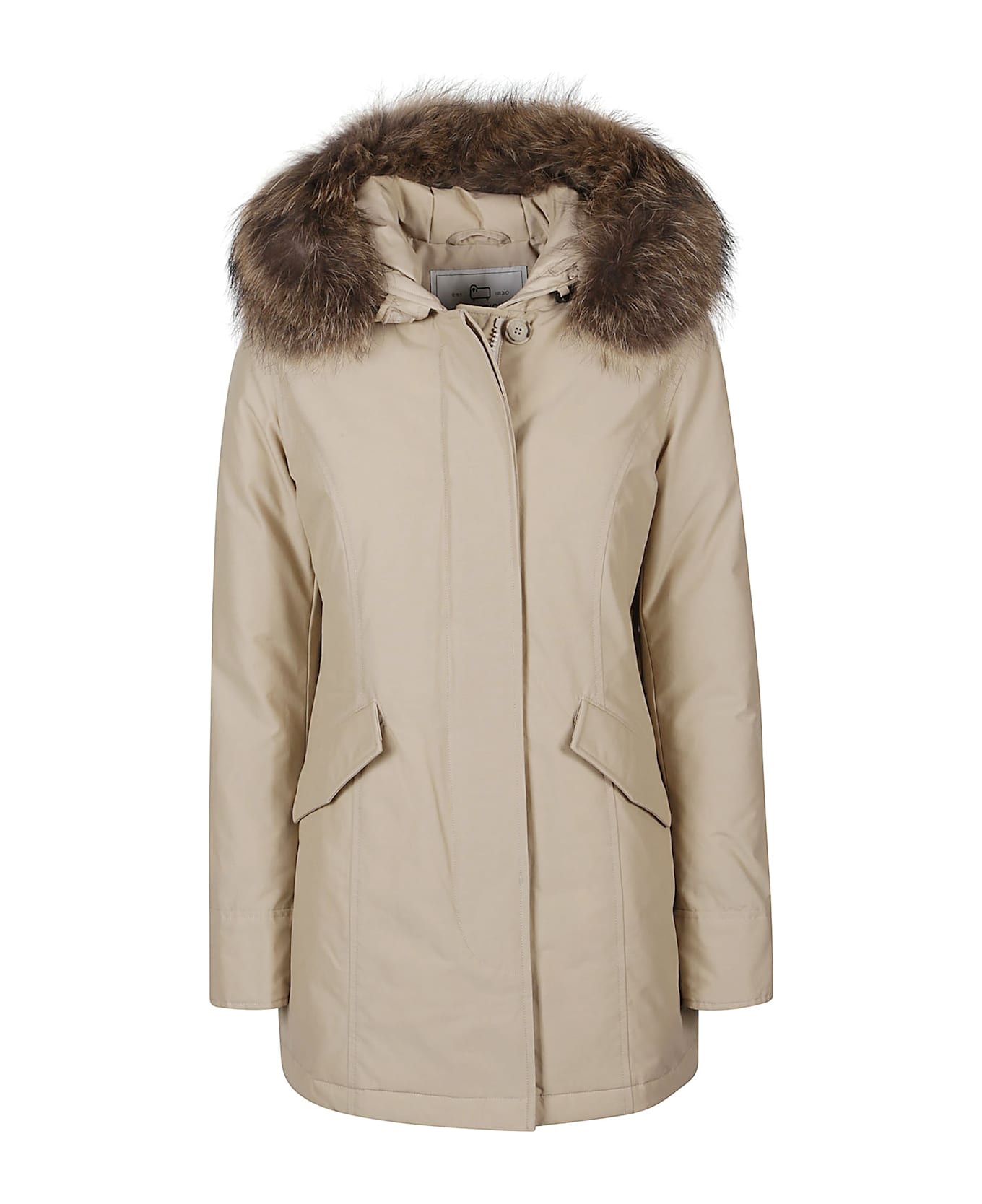Woolrich Arctic Raccoon Parka - OXFORD TAN