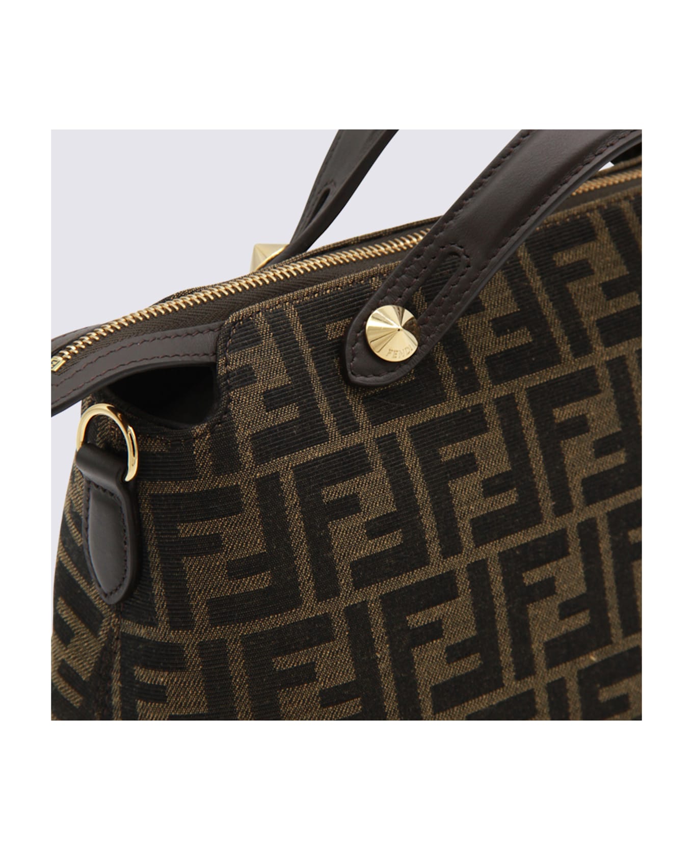 Fendi Brown Leather By The Way Top Handle Bag