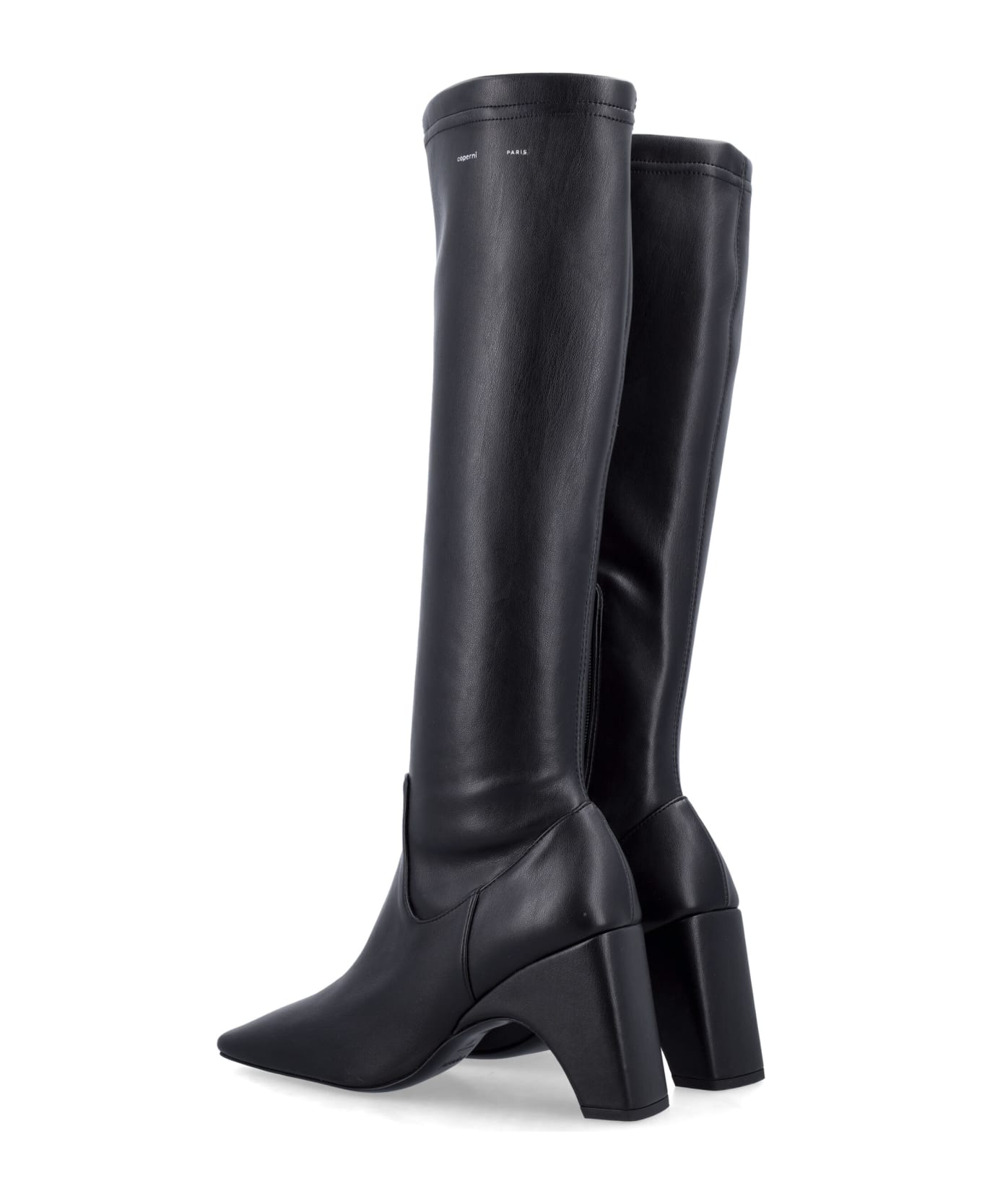 Coperni Bridge Stretch Boots - BLACK