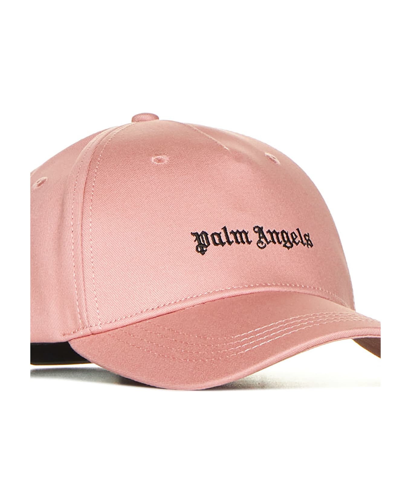 Palm Angels 'classic Logo' Cap - Pink black 帽子