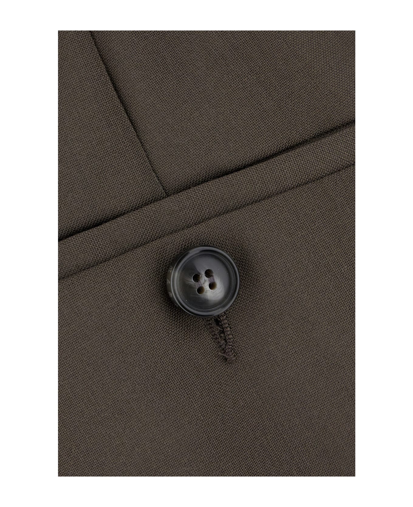 Marni Dove Grey Wool Pants - TRUFFLE