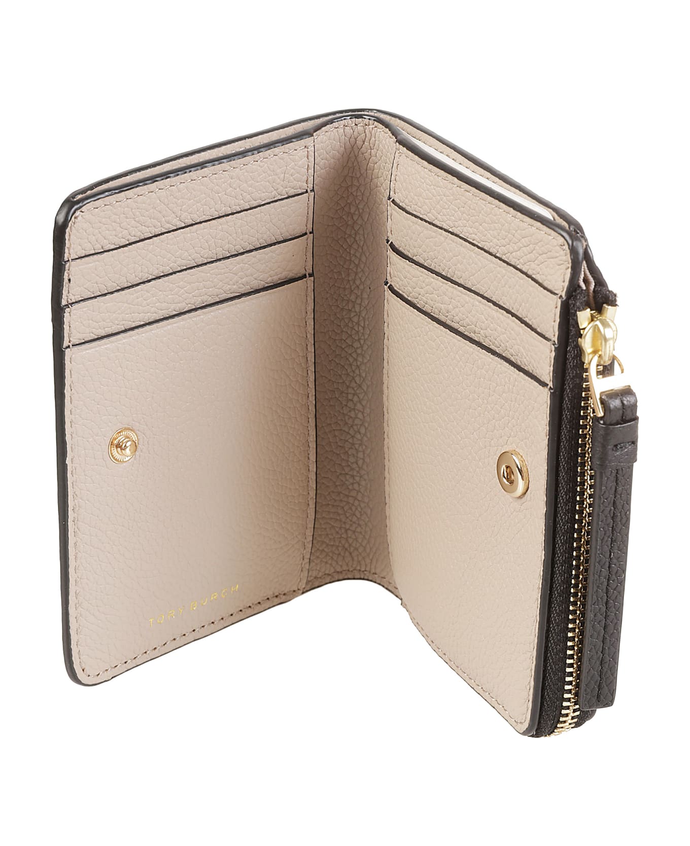 Tory Burch Mcgraw Bi-fold Wallet - Black