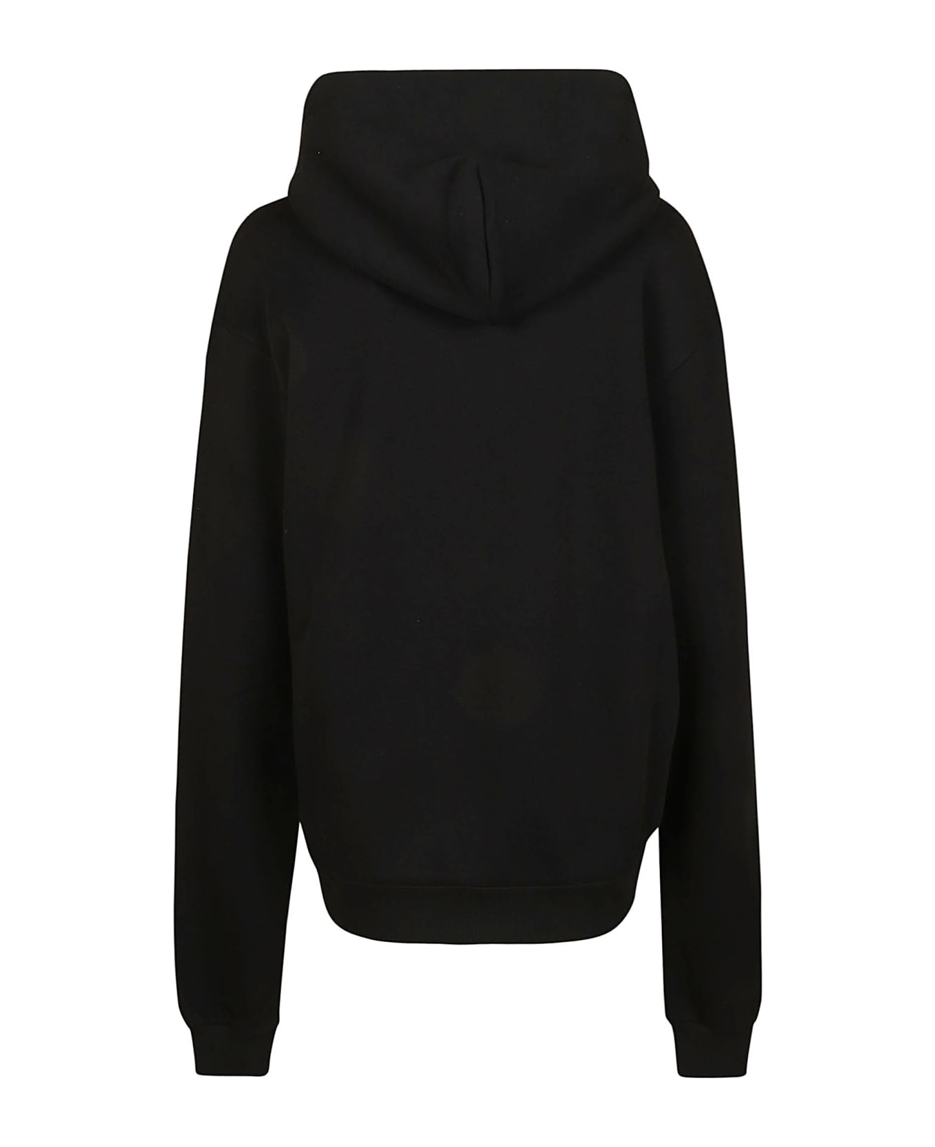Dolce & Gabbana Made With Love Print Oversized Hooded Sweatshirt - Black