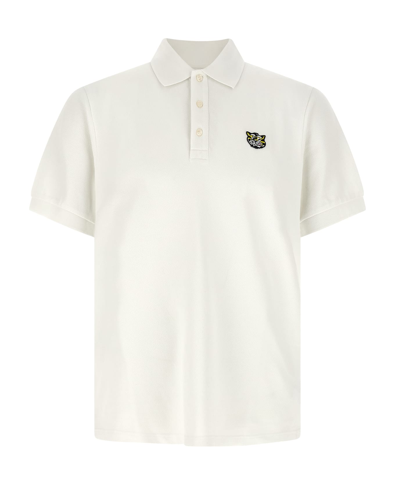 Kenzo 'wild Tiger Gots' Polo Shirt - White
