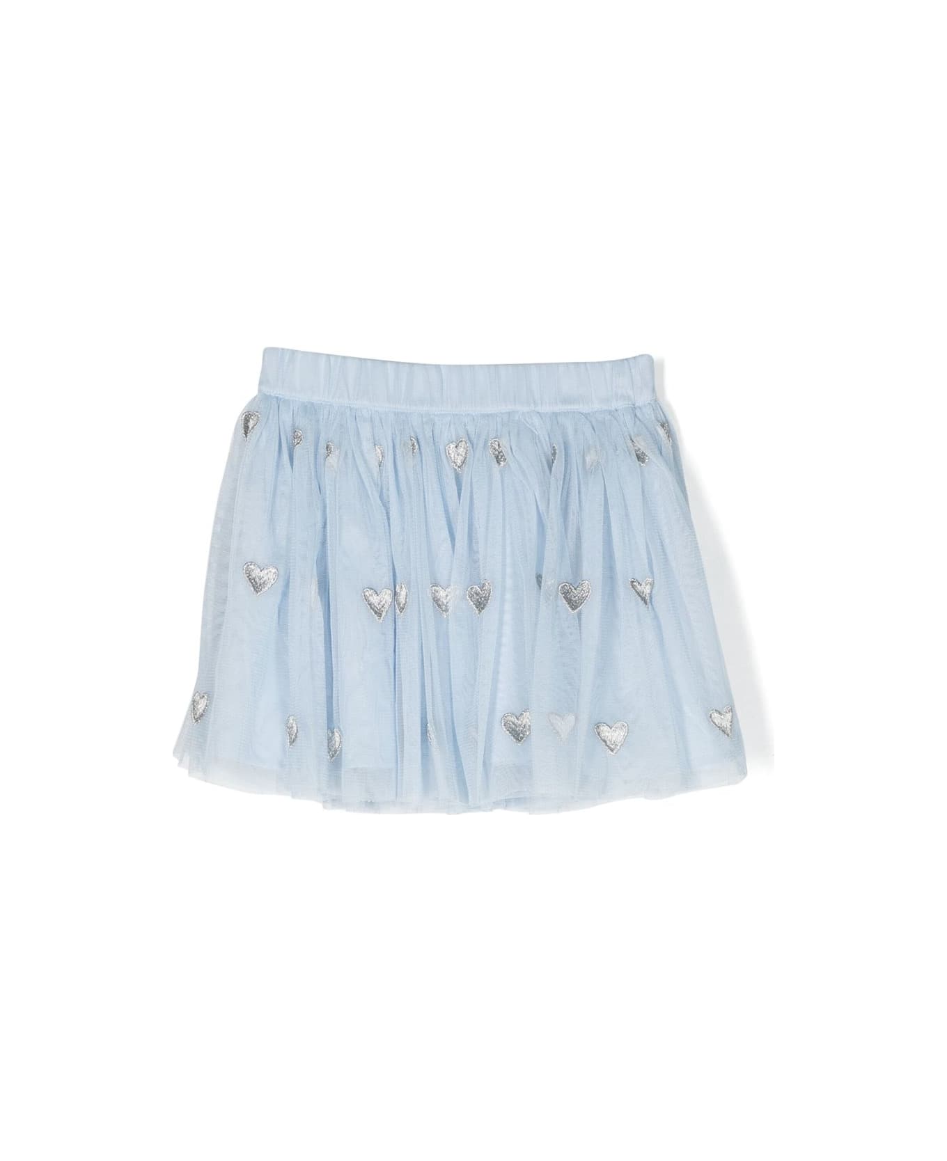Stella McCartney Kids Skirt - Em Light Blue Embroidery