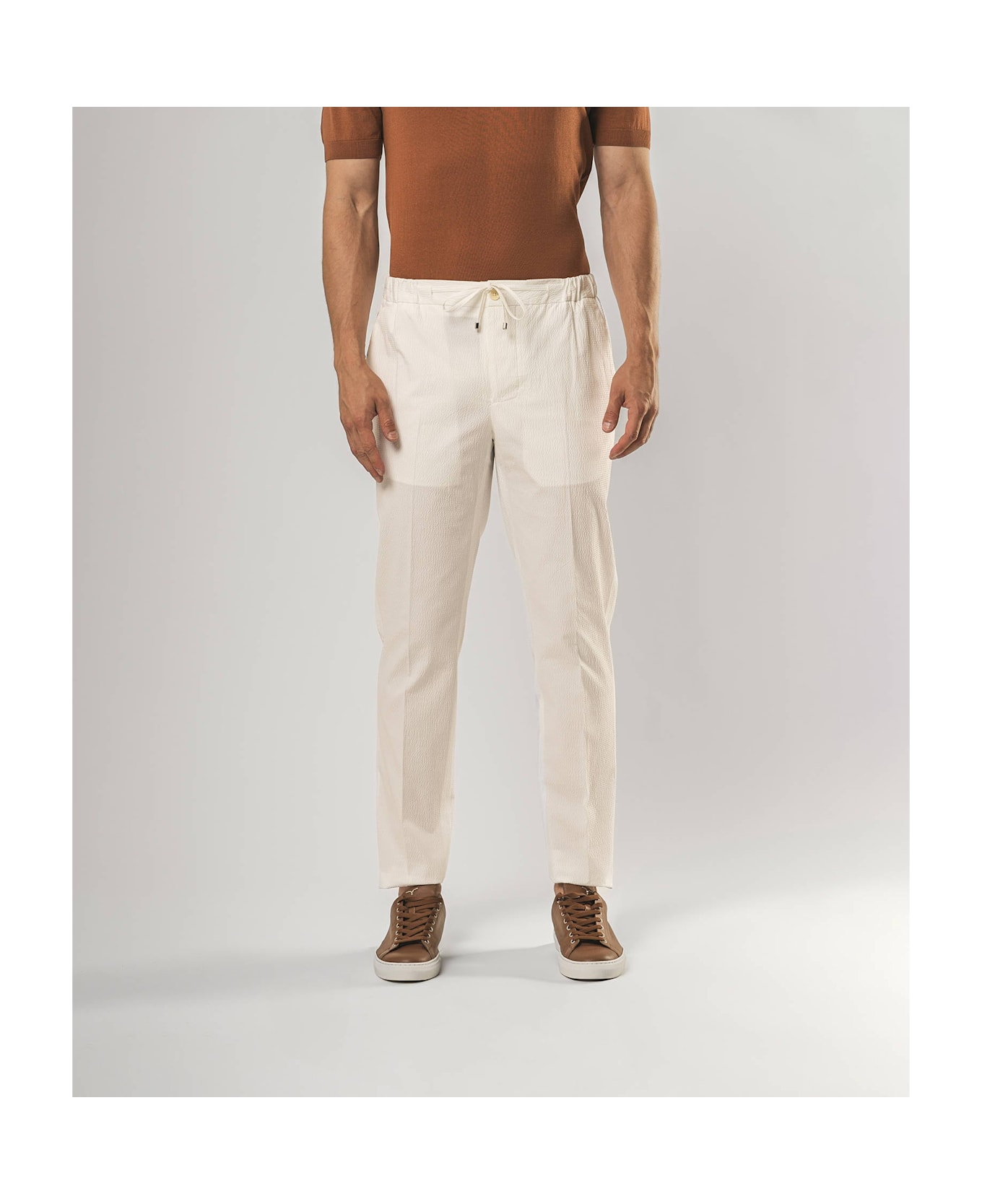 Larusmiani Trousers D20 Pants - White