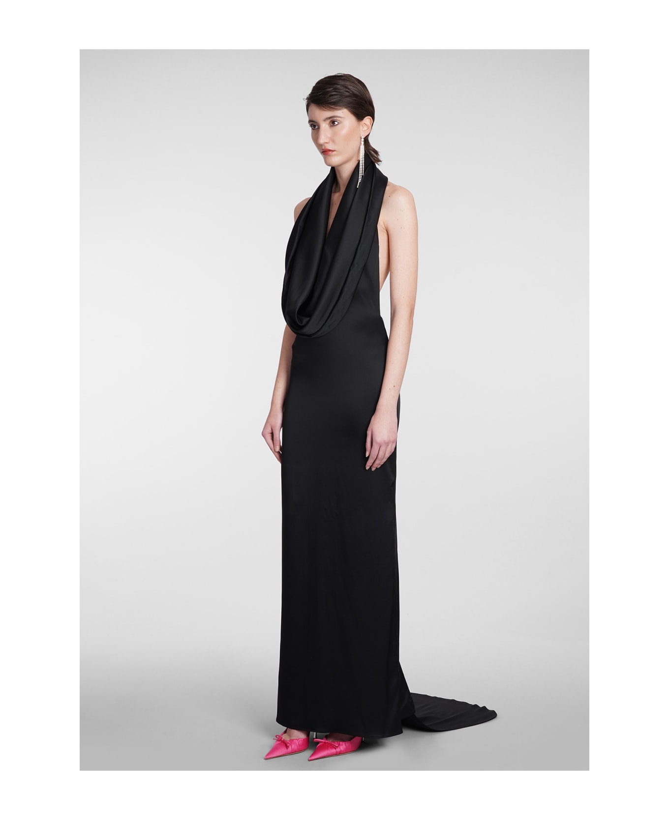 Giuseppe di Morabito Dress In Black Acetate - black ワンピース＆ドレス