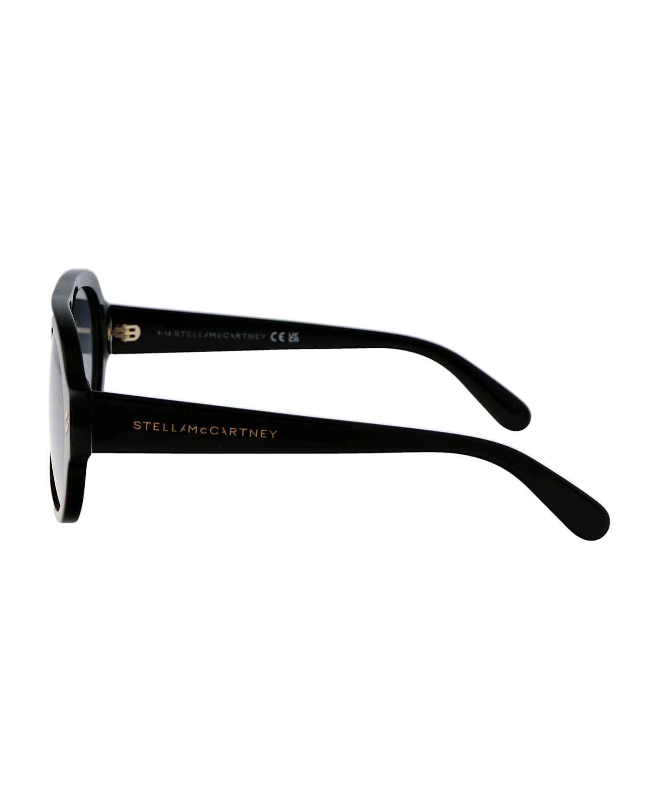 Stella McCartney Eyewear Sc40049i Sunglasses - 01A SHINY BLACK / SMOKE