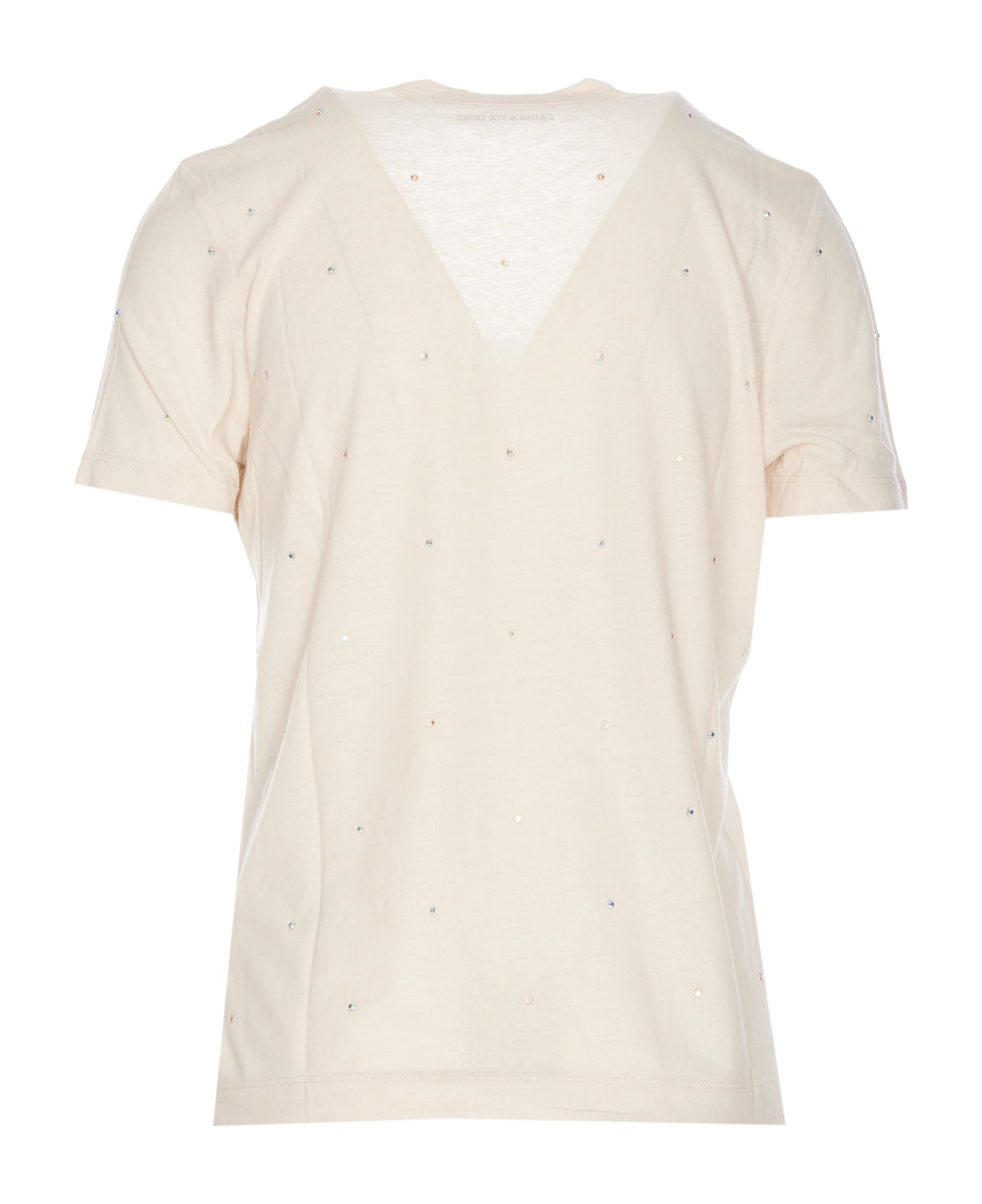 Zadig & Voltaire Wassa Dots Strass T-shirt - White