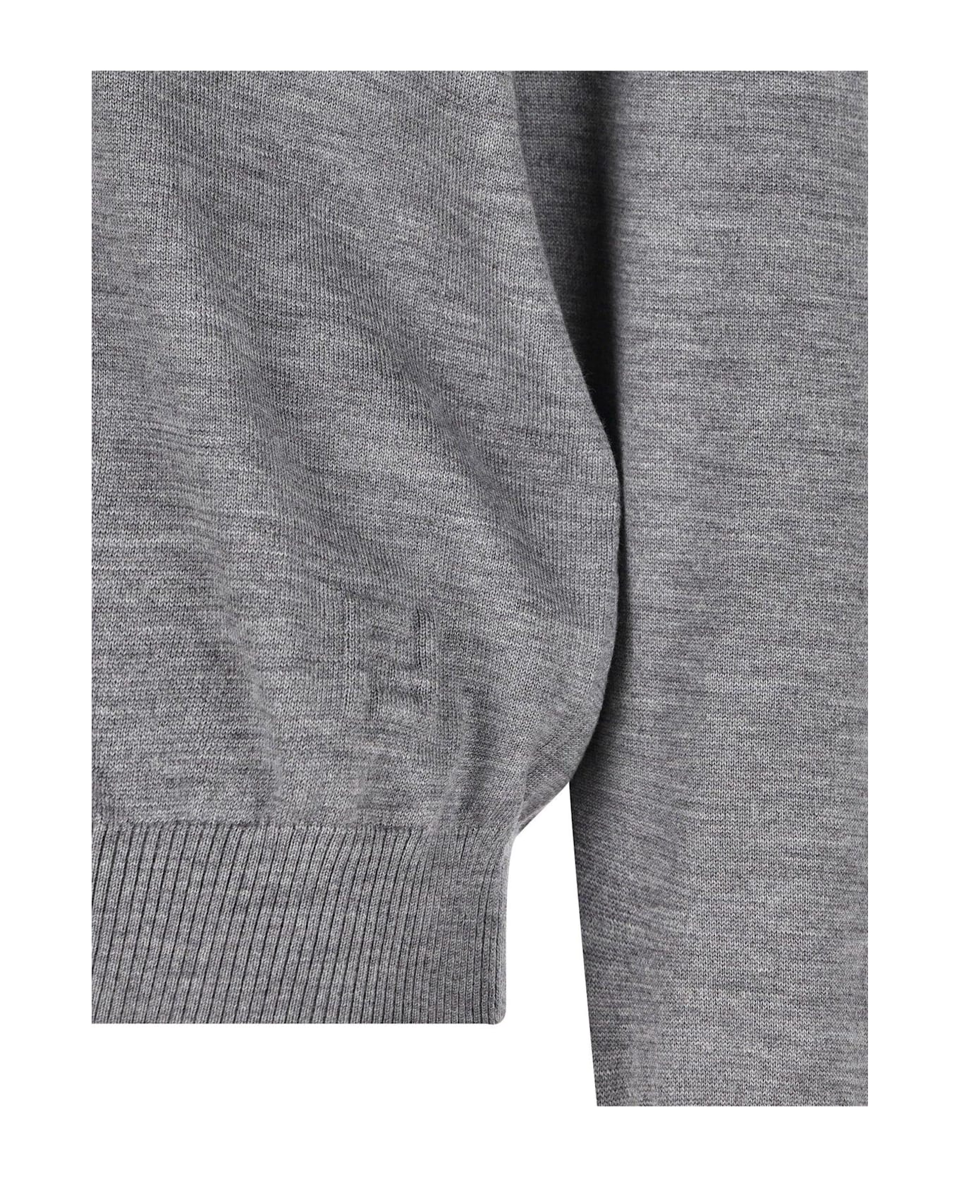 Fendi Button-up Knit Cardigan - Peltro