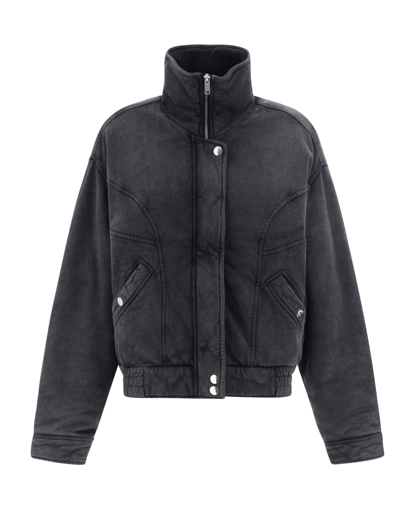 Marant Étoile Parveti Fleece Jacket - Faded Black