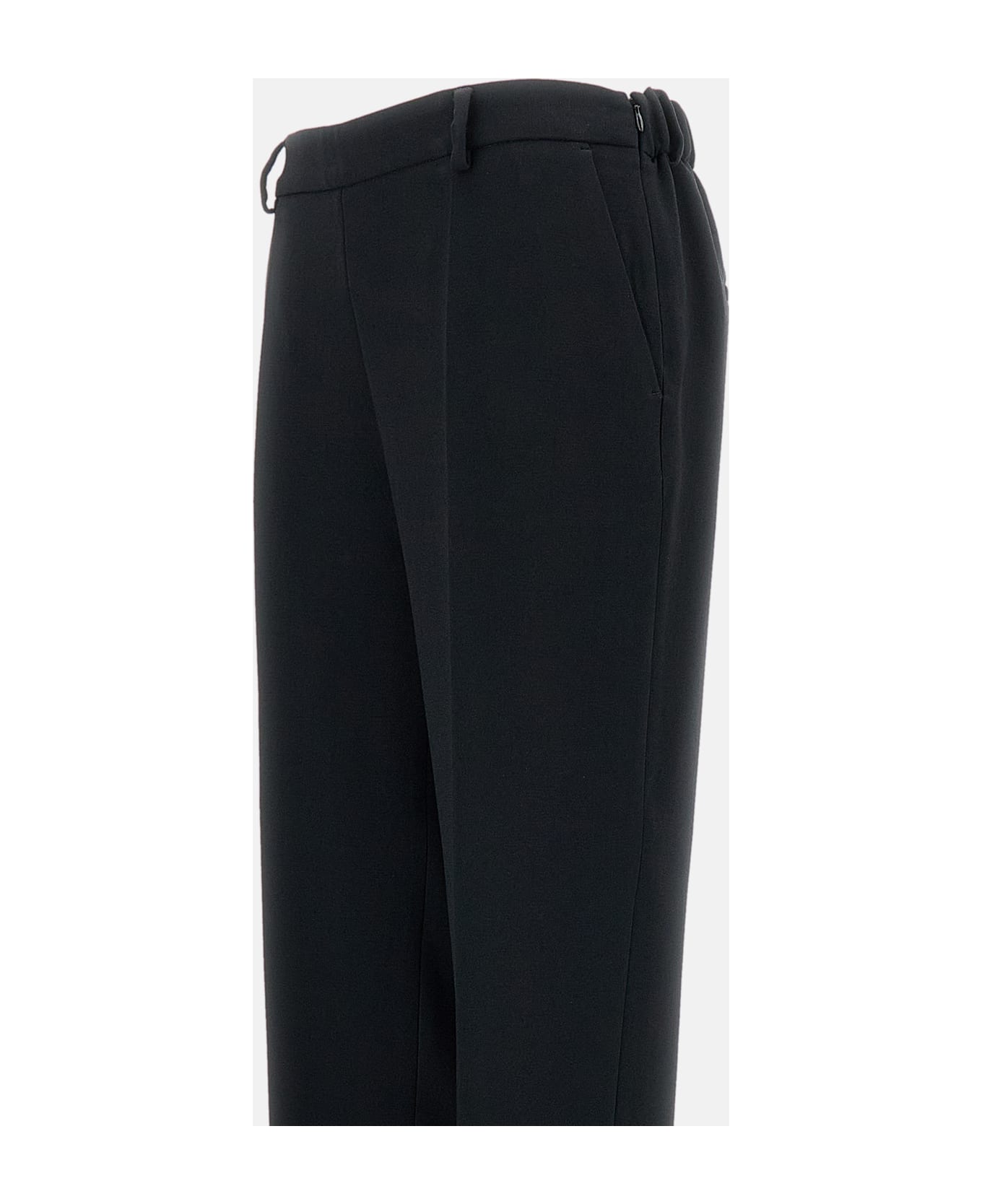 Alberto Biani Pantaloni A Sigaretta Cady - Black