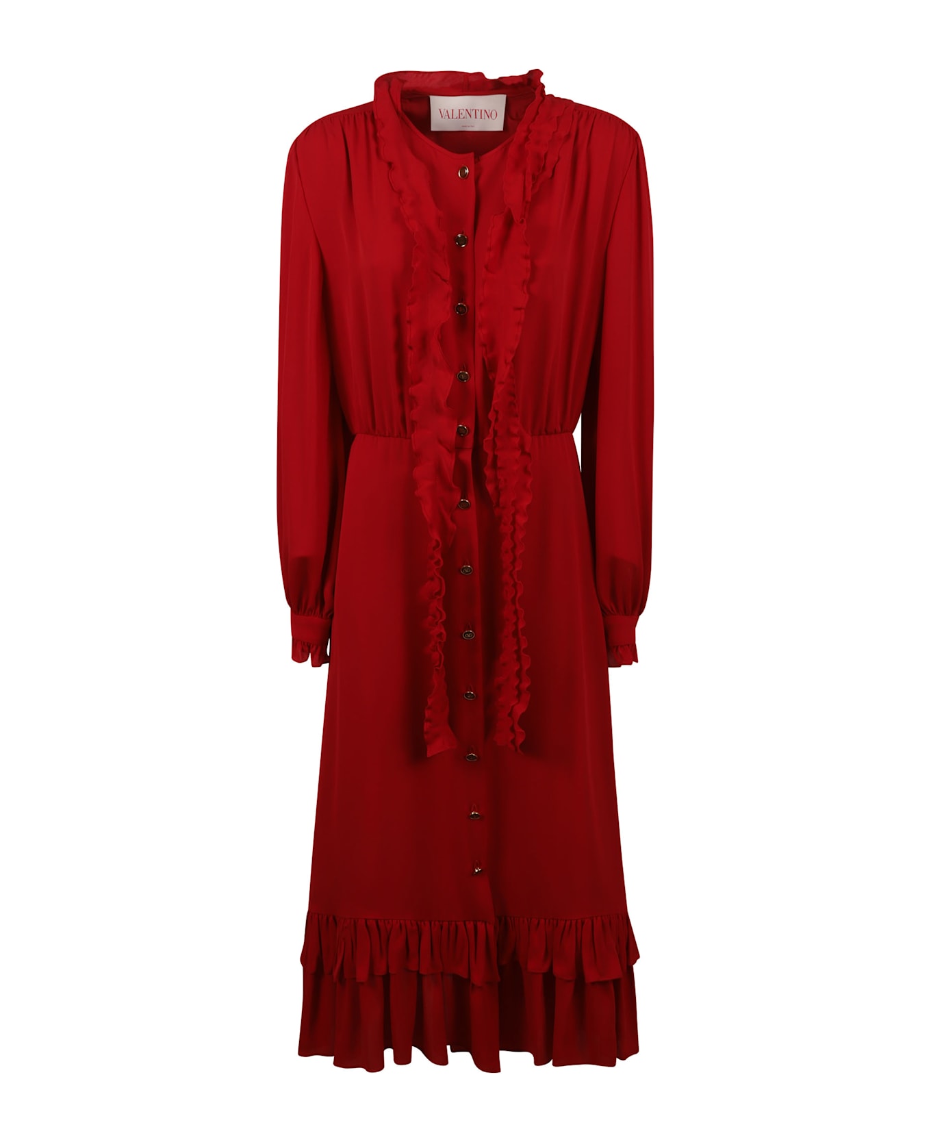 Valentino Garavani Ruffled Long Dress - PARIS