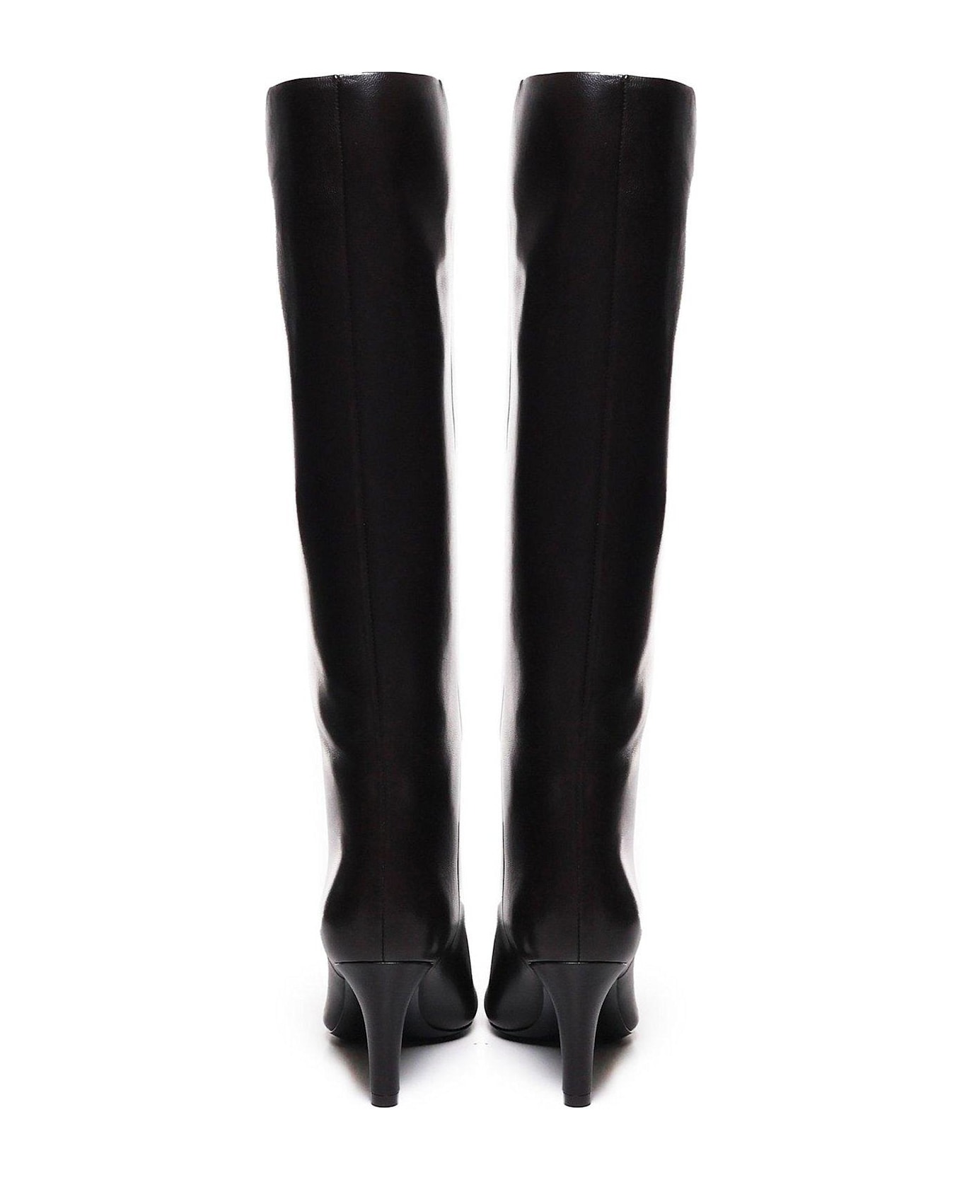 Saint Laurent Jill Pointed-toe Boots - Brown ブーツ