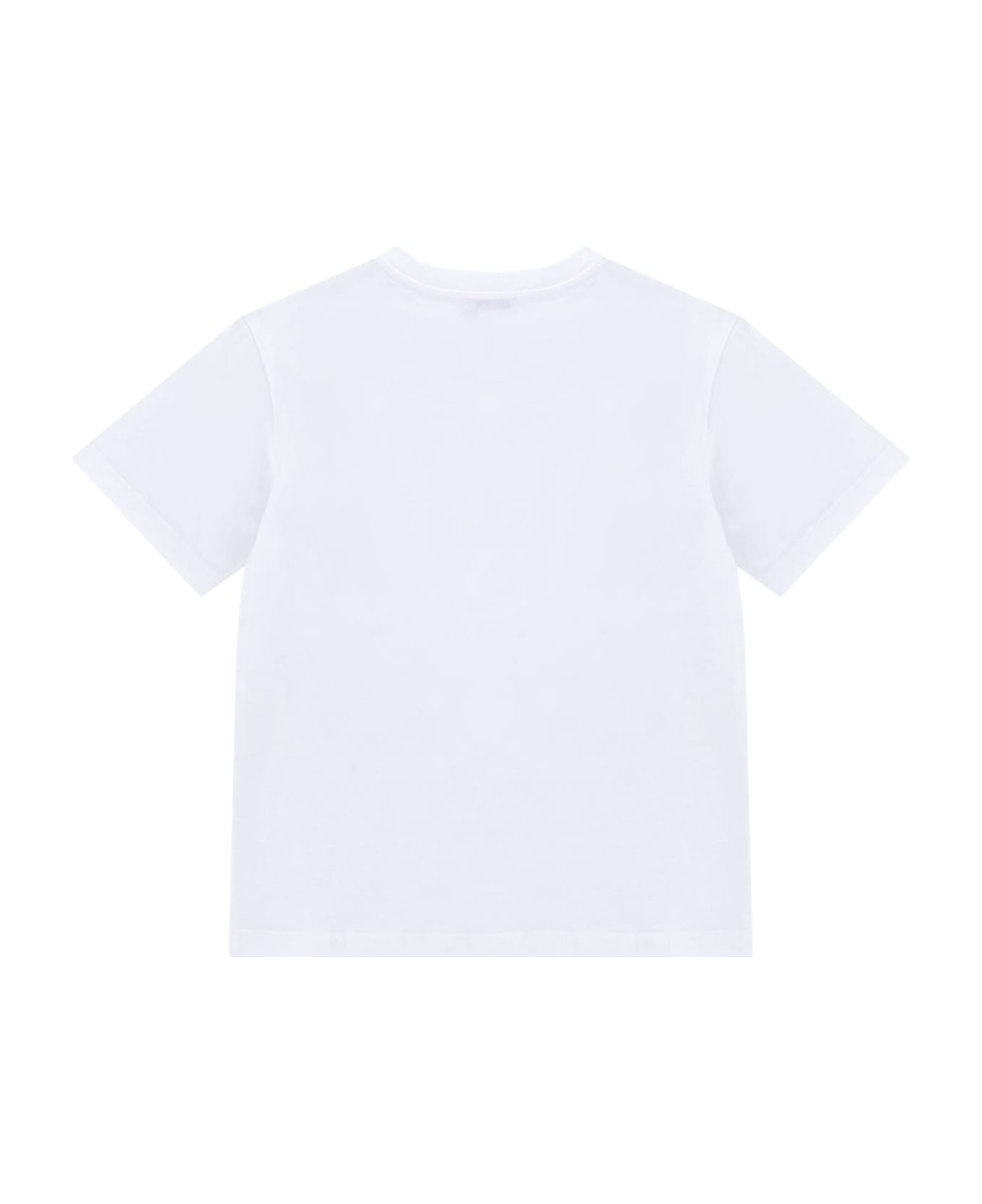 Dolce & Gabbana T Shirt Manica Corta - Bianco Ottico