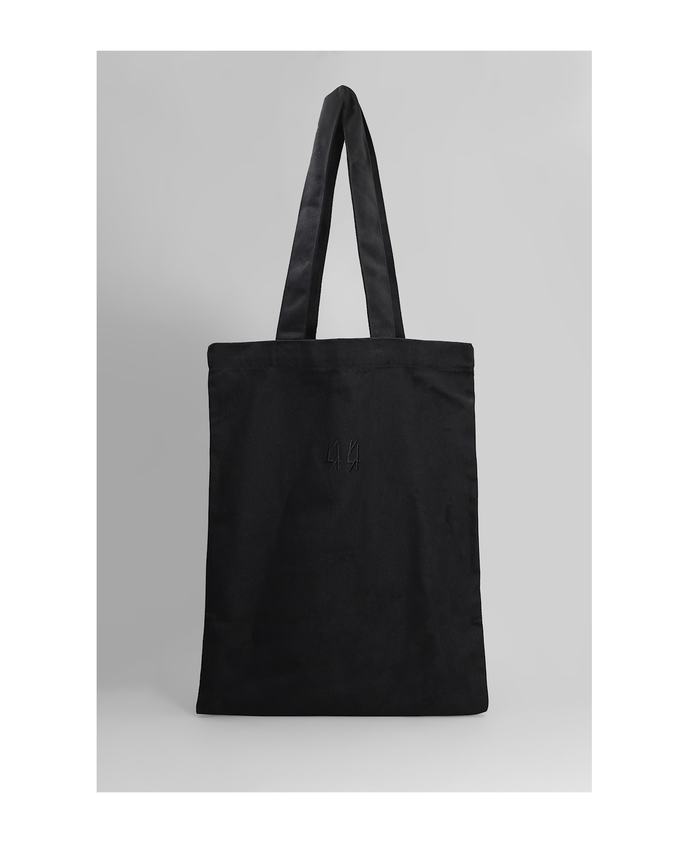 44 Label Group Tote In Black Cotton - black