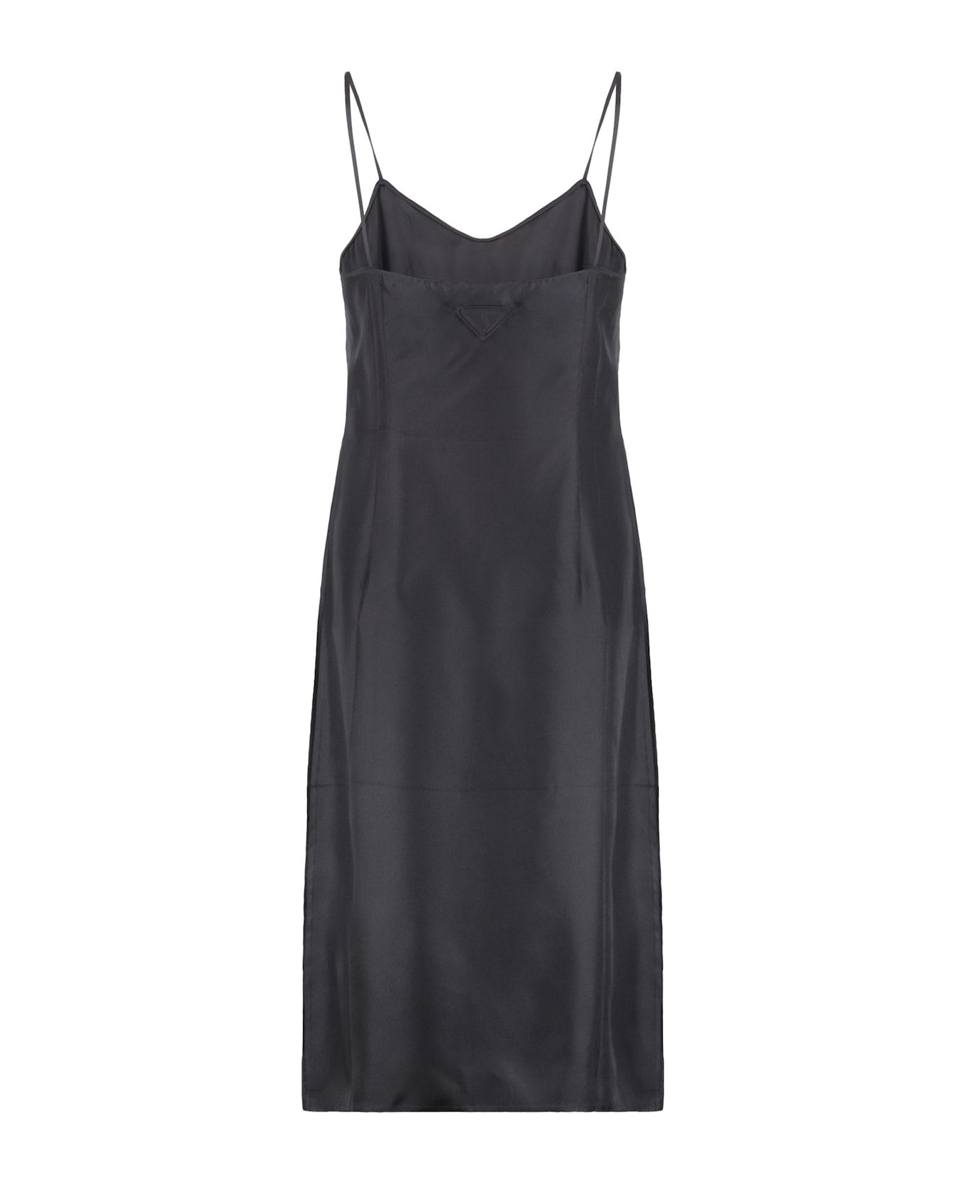 Prada Silk Mini Dress - NERO