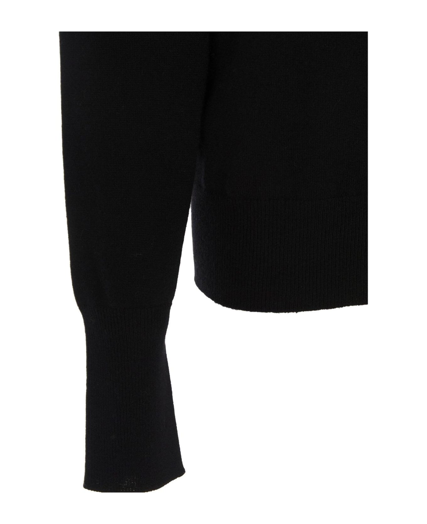 Jil Sander High-neck Plain Knit Sweater