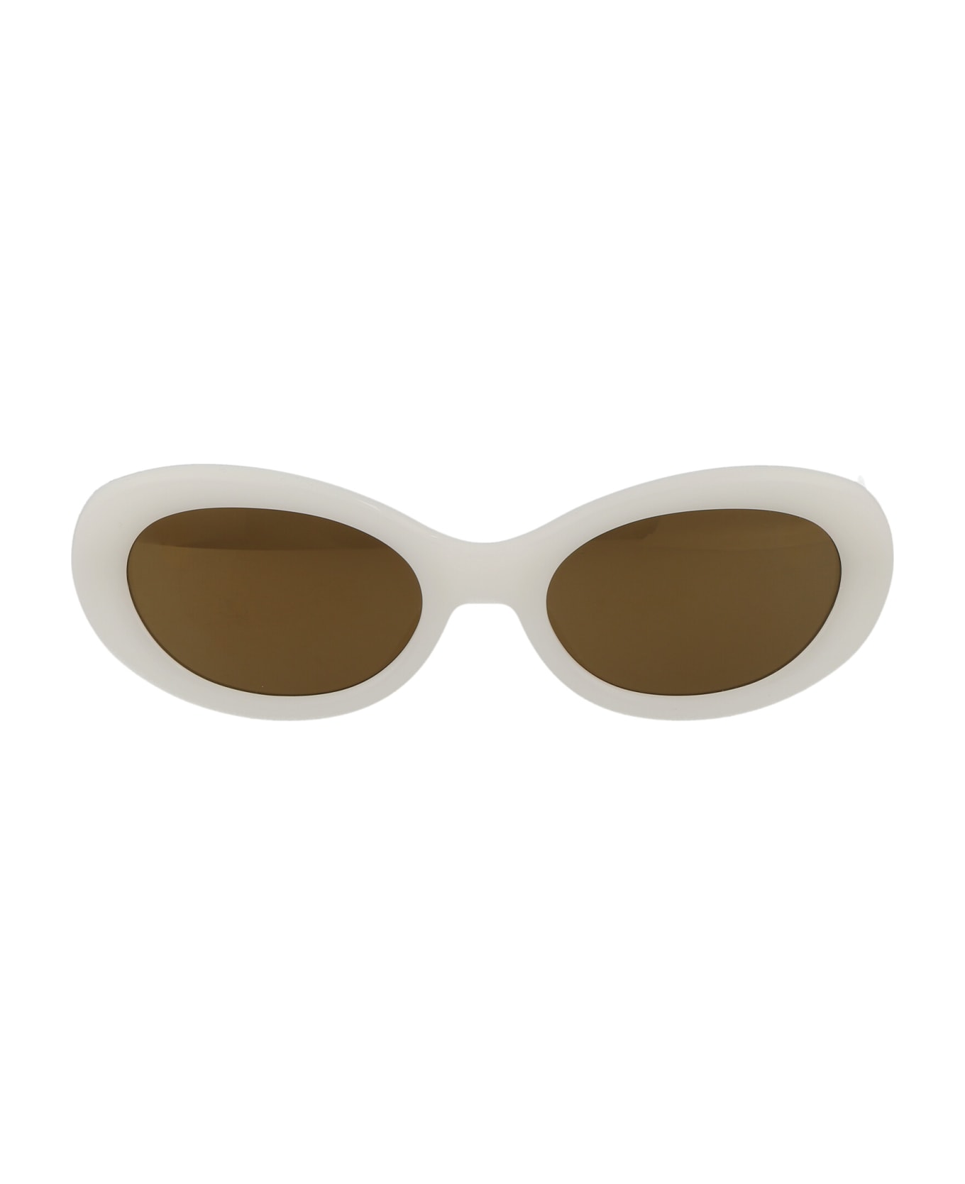 Dries Van Noten Dvn211c7sun Sunglasses - WHITE/SILVER/BROWNMIRROR