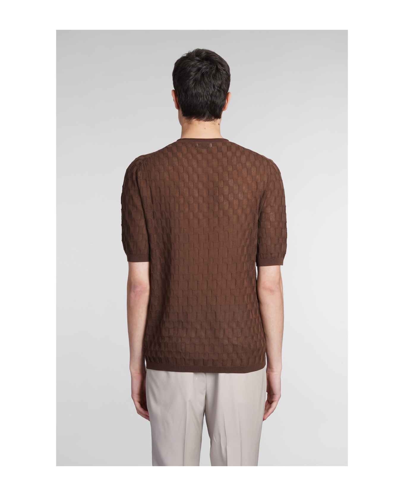 Ballantyne T-shirt In Brown Cotton - brown
