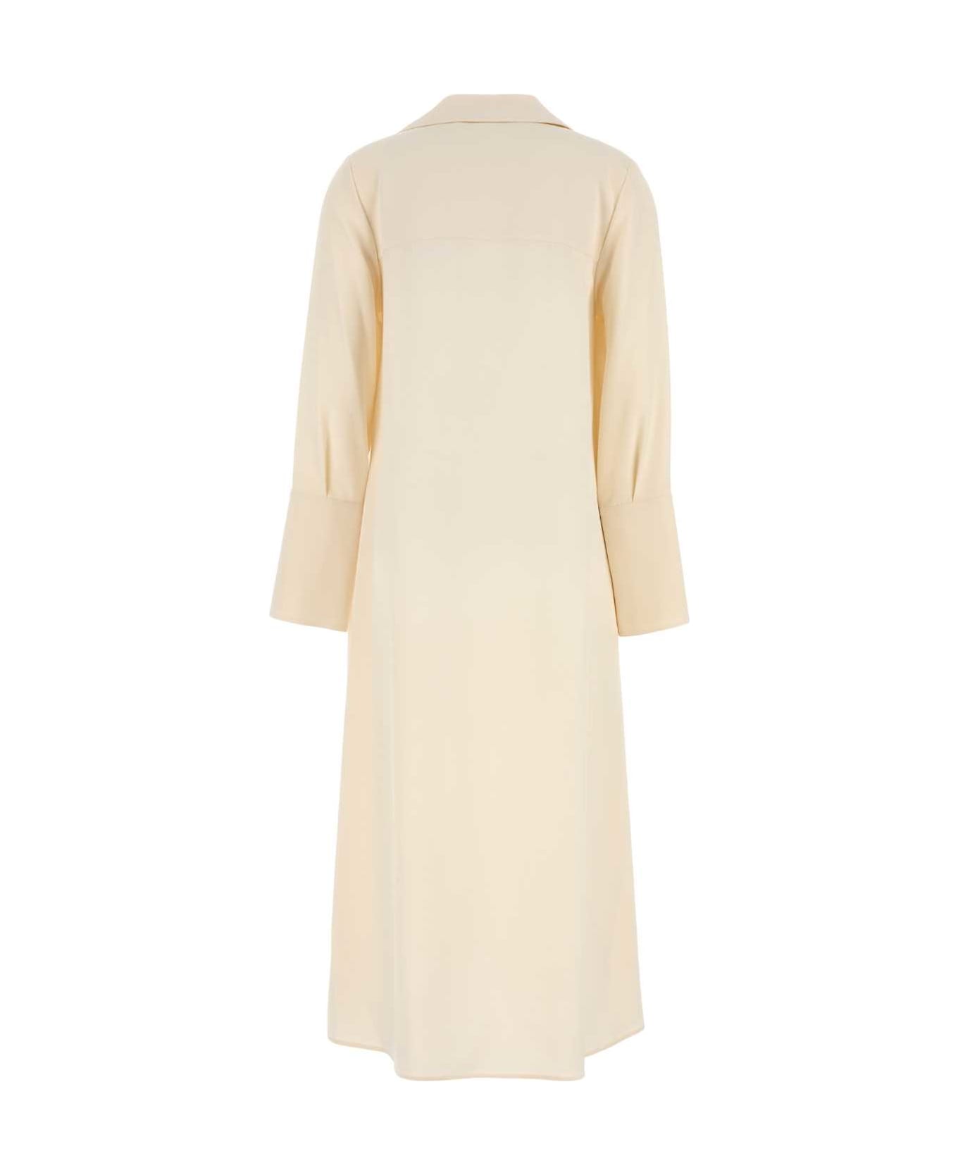 ワンピース Max Mara Cream Stretch Silk Ossola Dress Max Mara Cream Stretch Silk Ossola Dress | italist