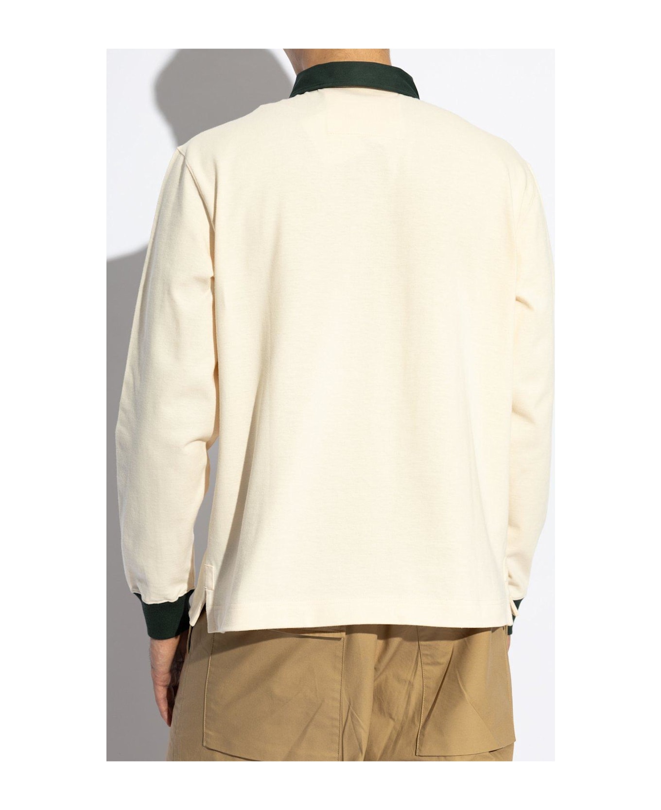Givenchy Logo Printed Collared Sweater - Bianco