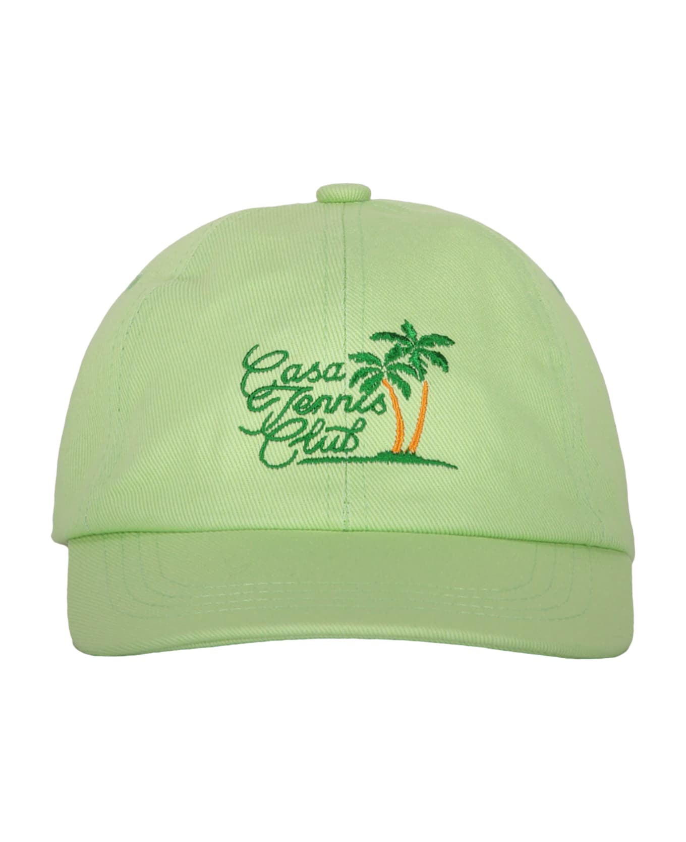 Casablanca Embroidered Baseball Cap - green