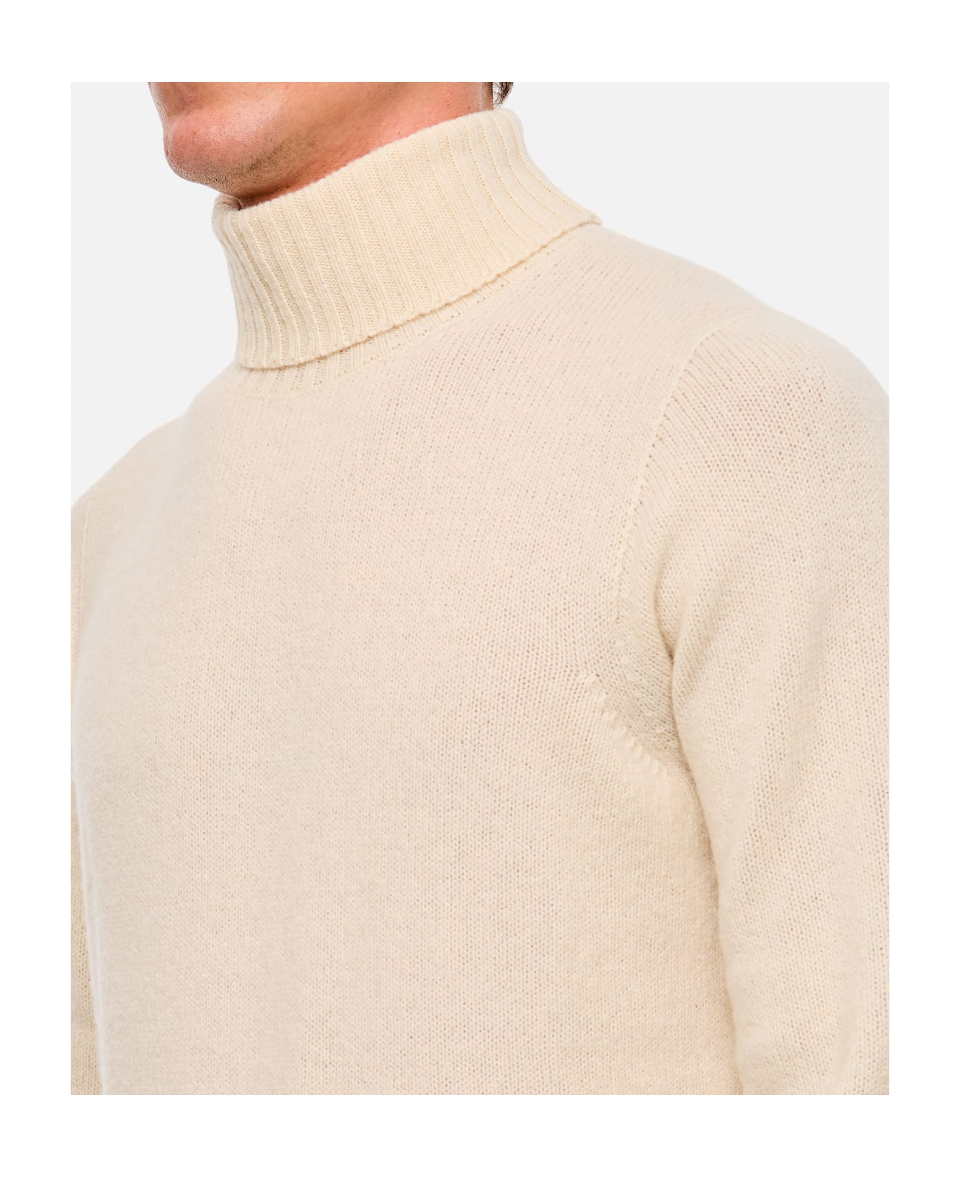 Drumohr Turtleneck Sweater - White