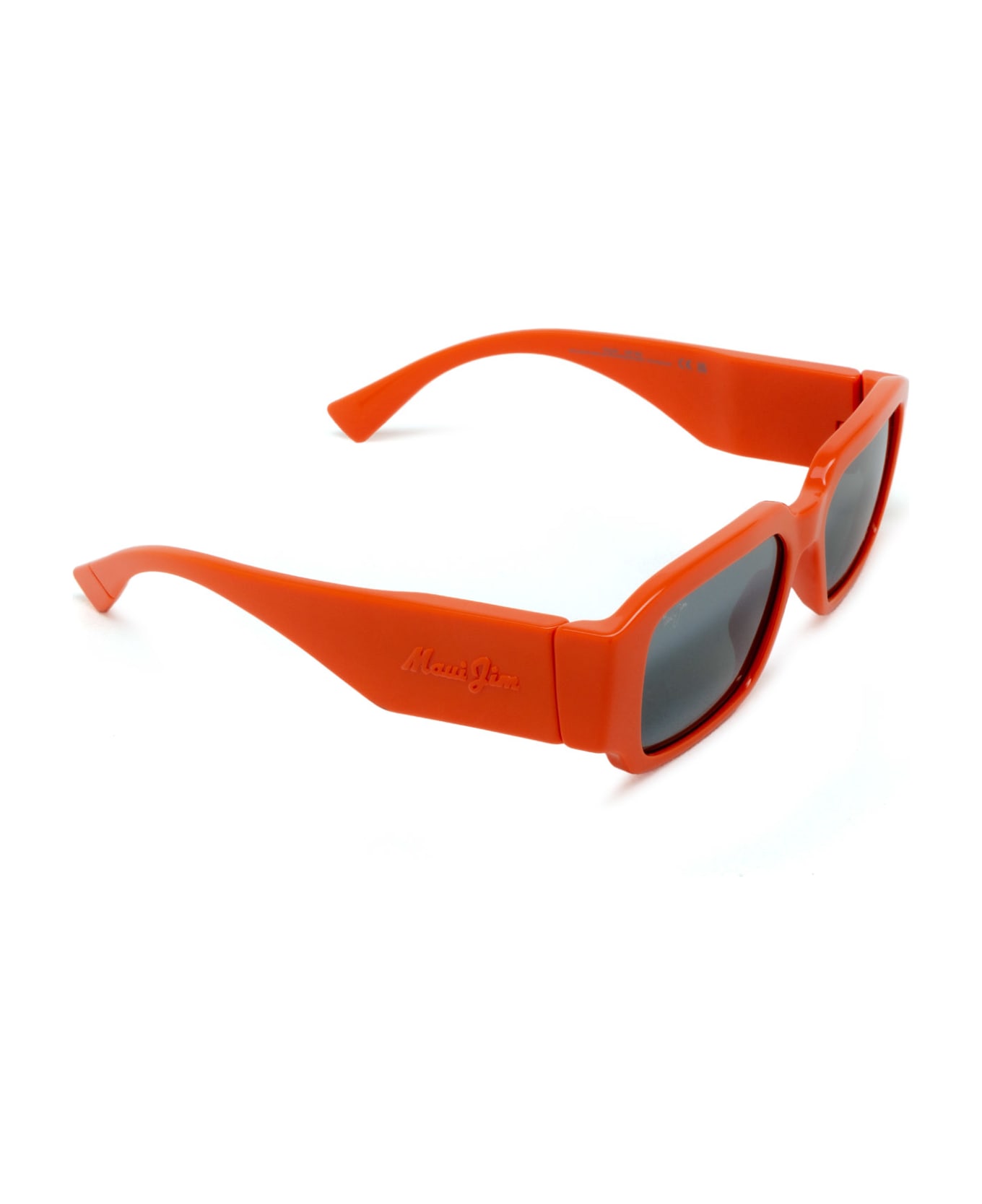 Maui Jim Mj639 Shiny Orange Sunglasses - Shiny Orange サングラス