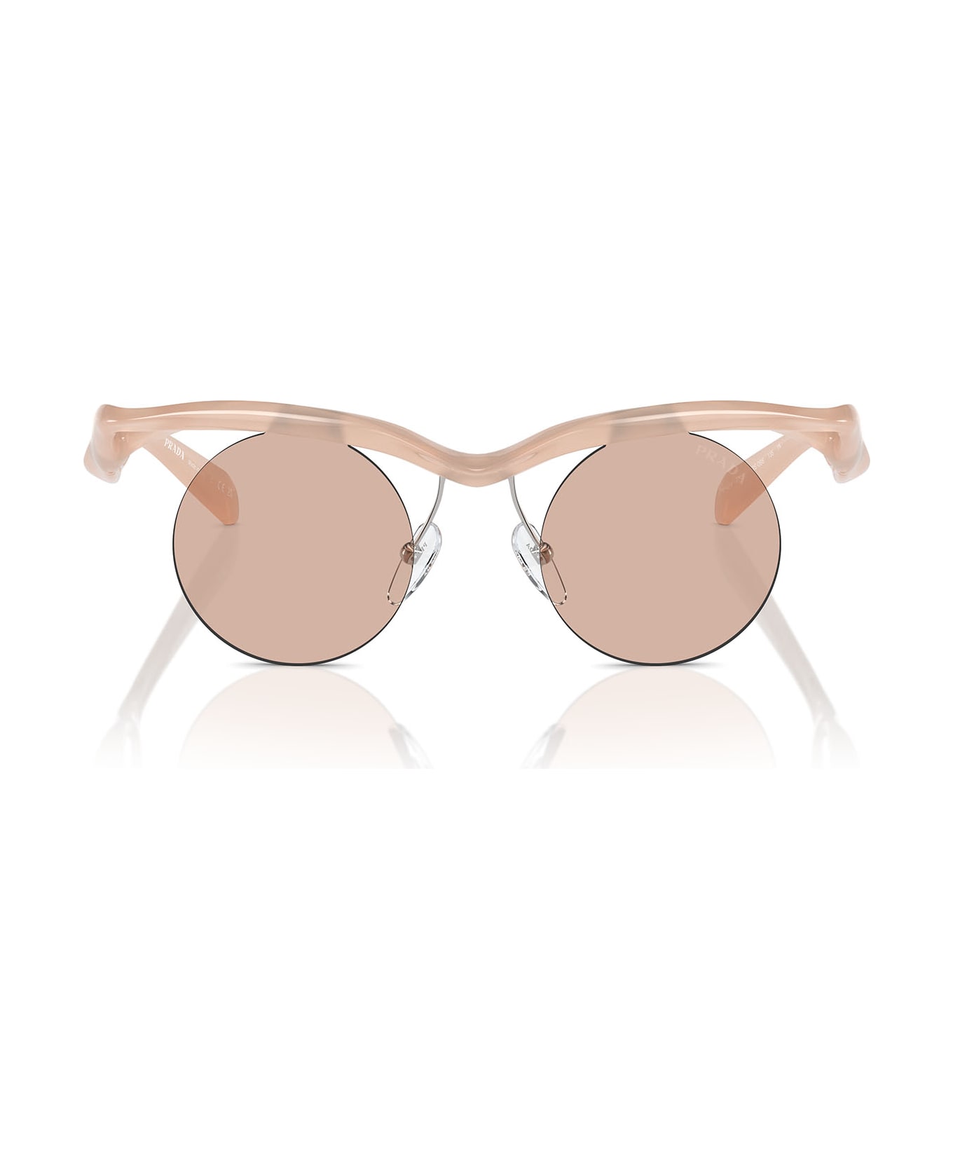 Prada Eyewear Pr A24s Opal Peach Sunglasses - 12S0B8