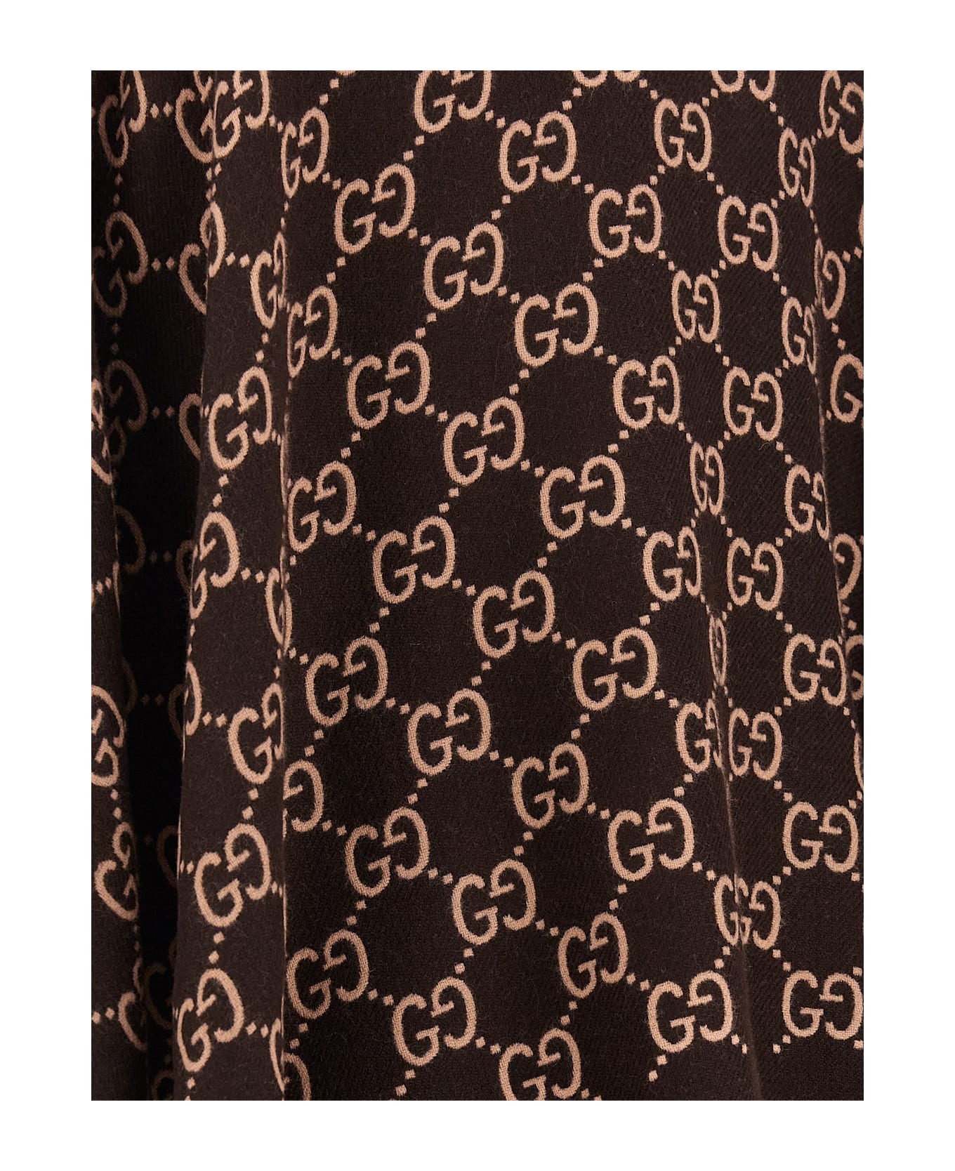 Gucci Gg Wool Cape - Multicolor