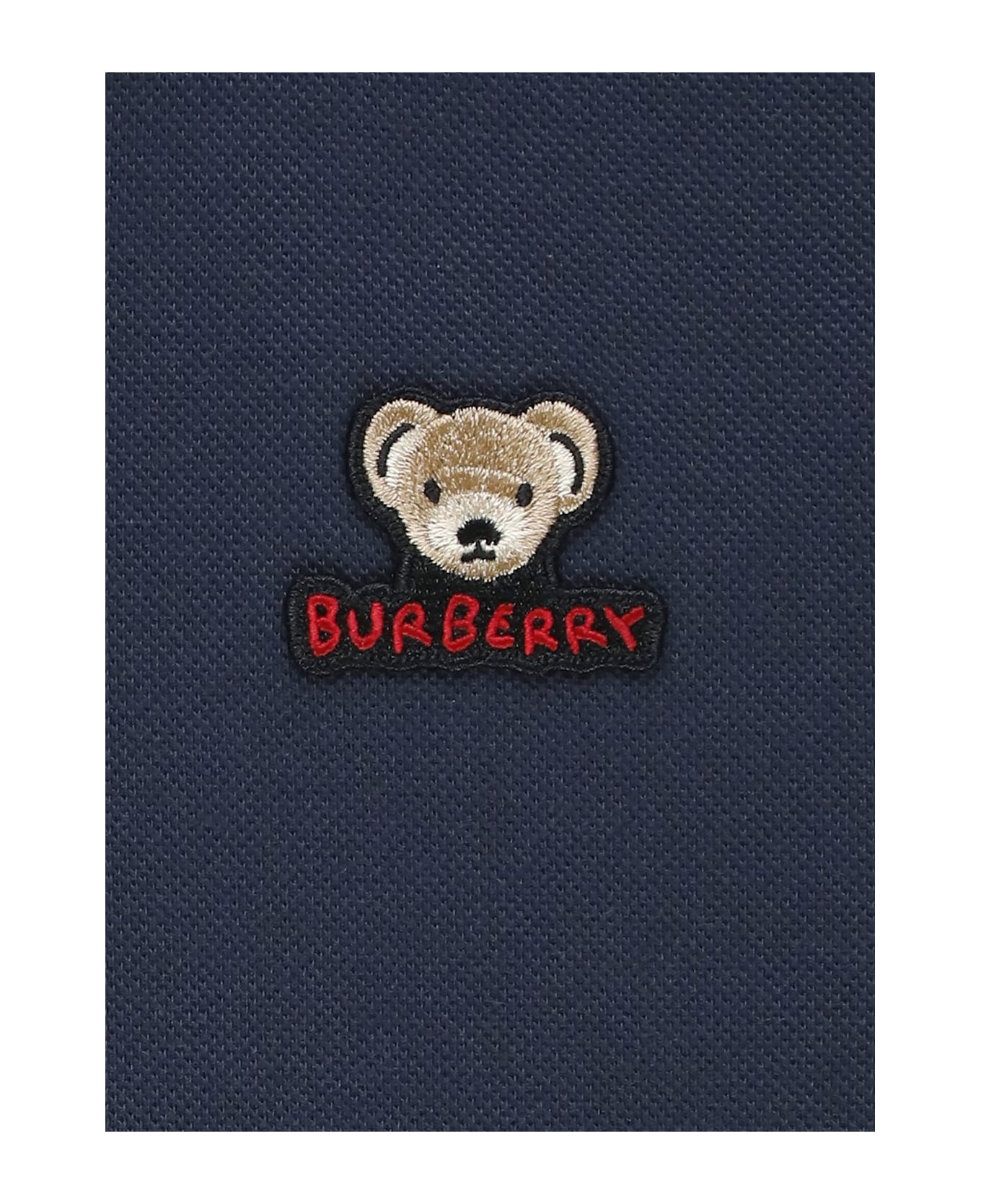 Burberry Cotton Polo Shirt - Blue