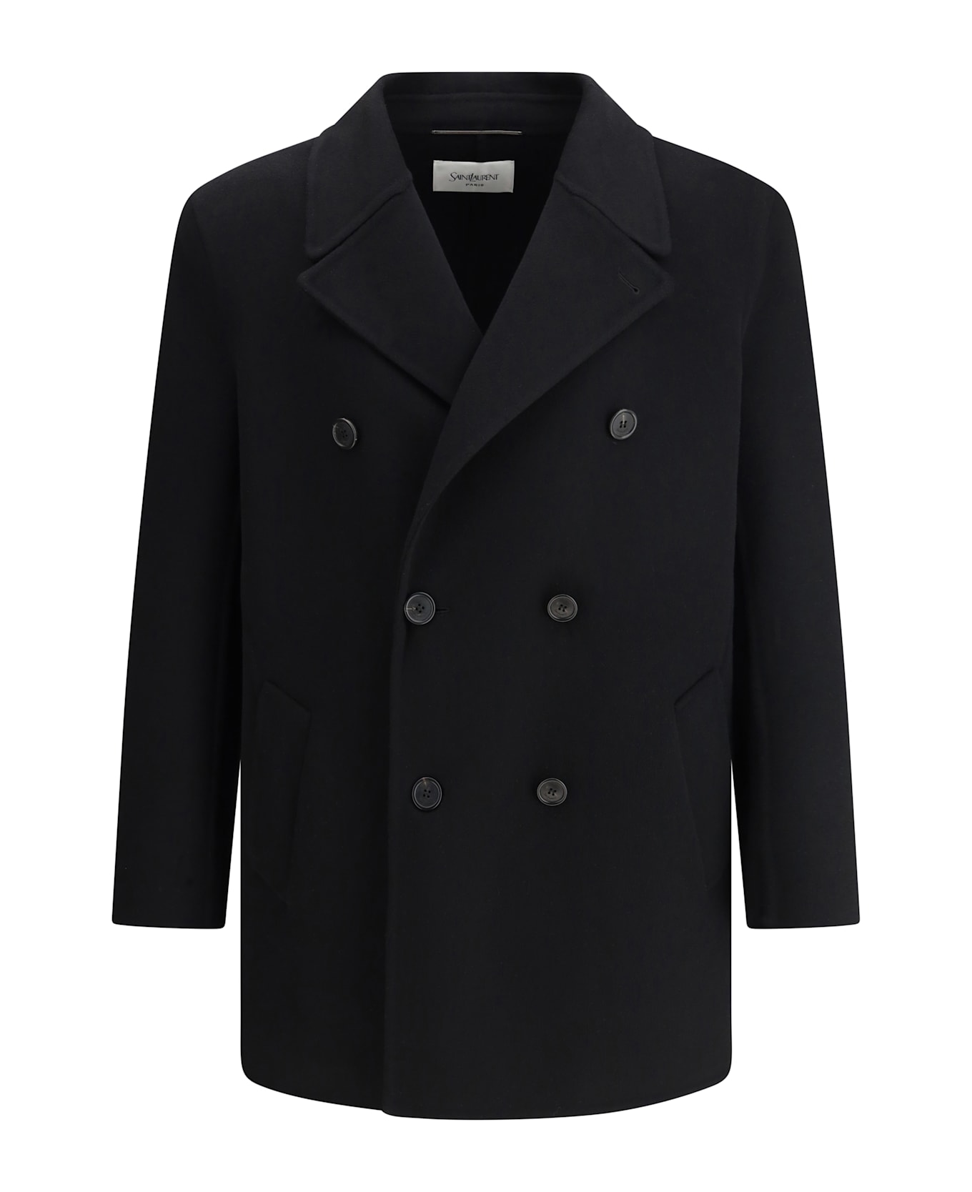 Saint Laurent Oversized Double-breasted Wool Coat
