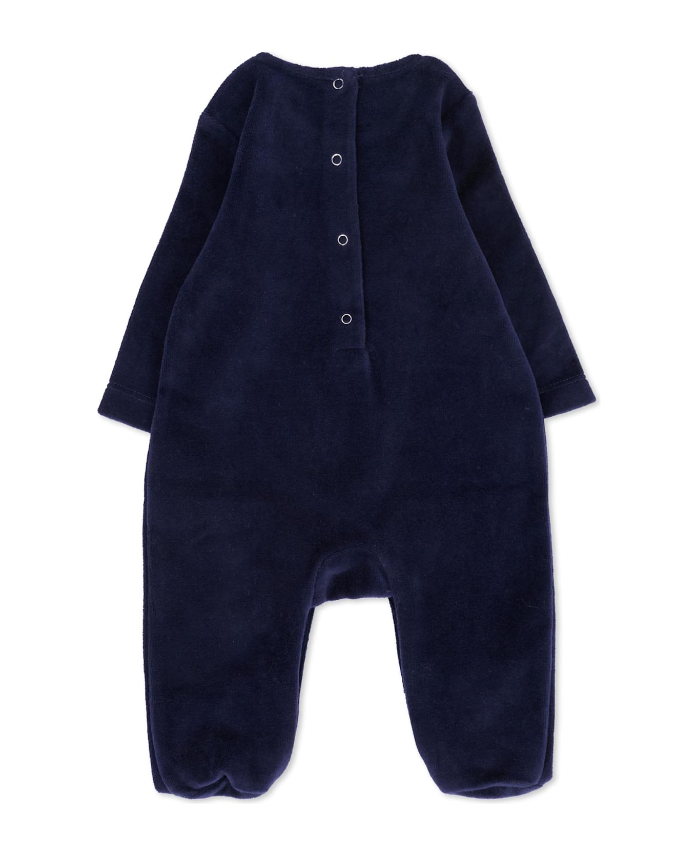 Dsquared2 Blue Babygrow For Baby Boy With Duck Print - Blue