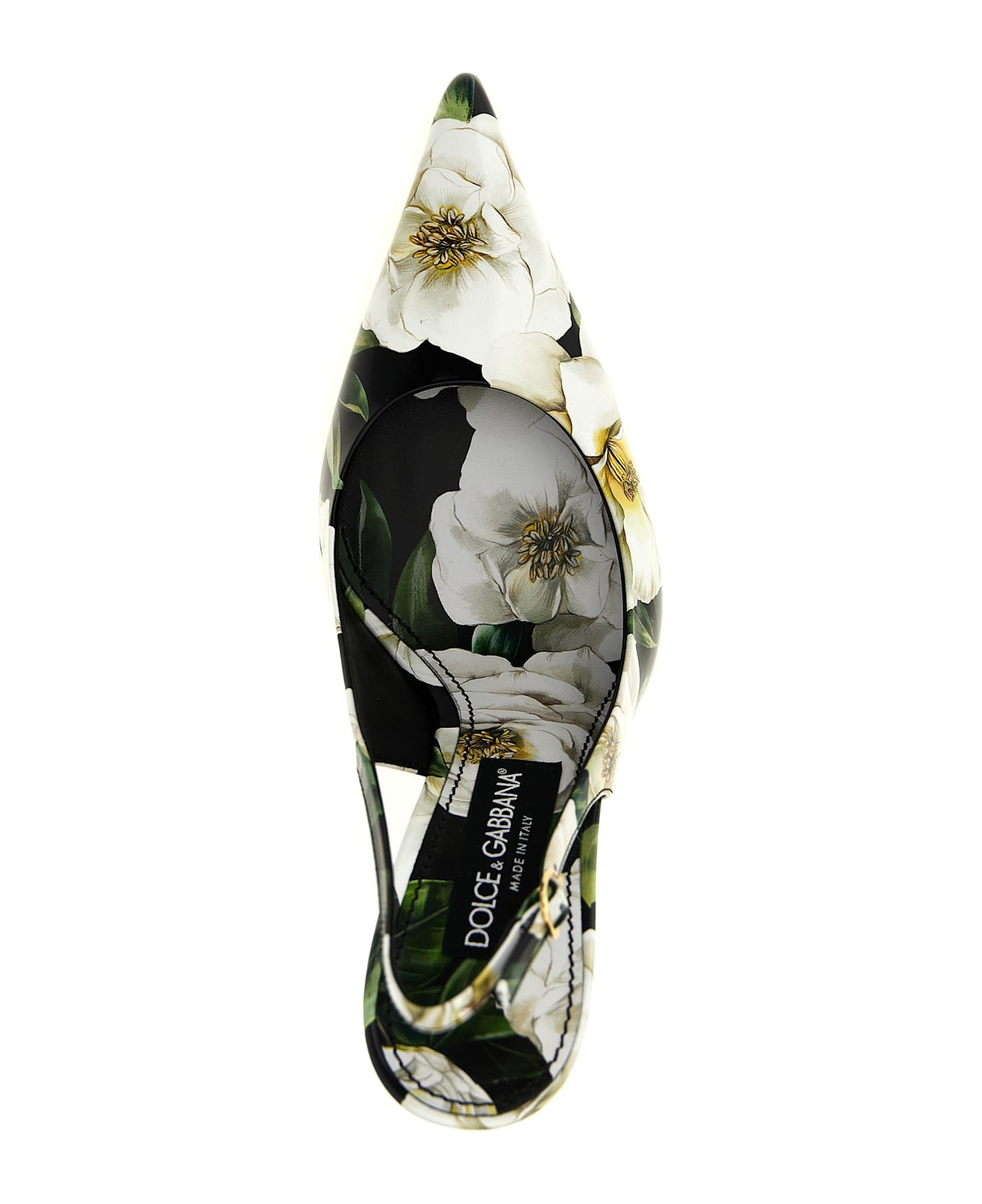 Dolce 
Gabbana Floral Slingback - Multicolor