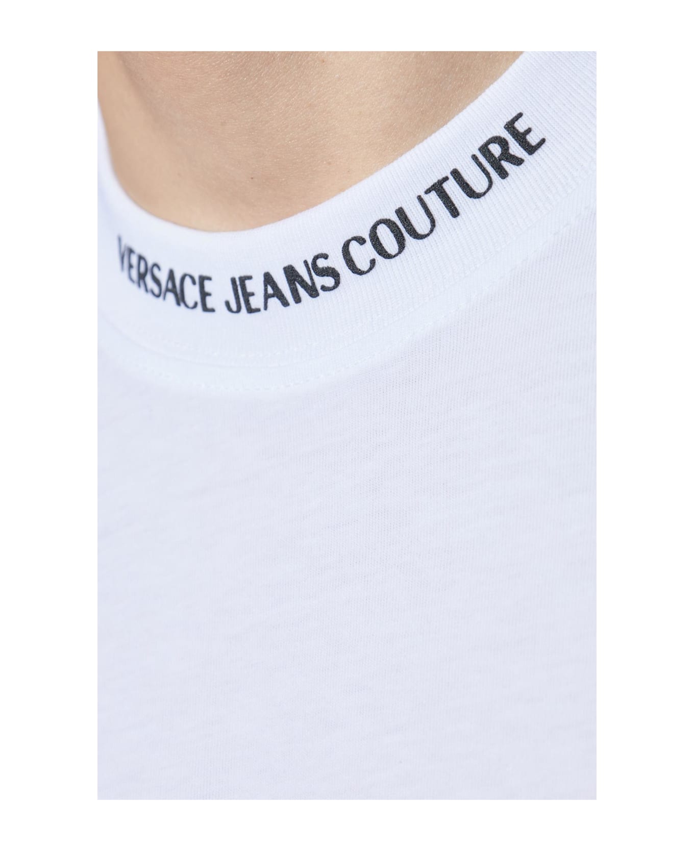 Versace Jeans Couture T-shirt With Logo - White