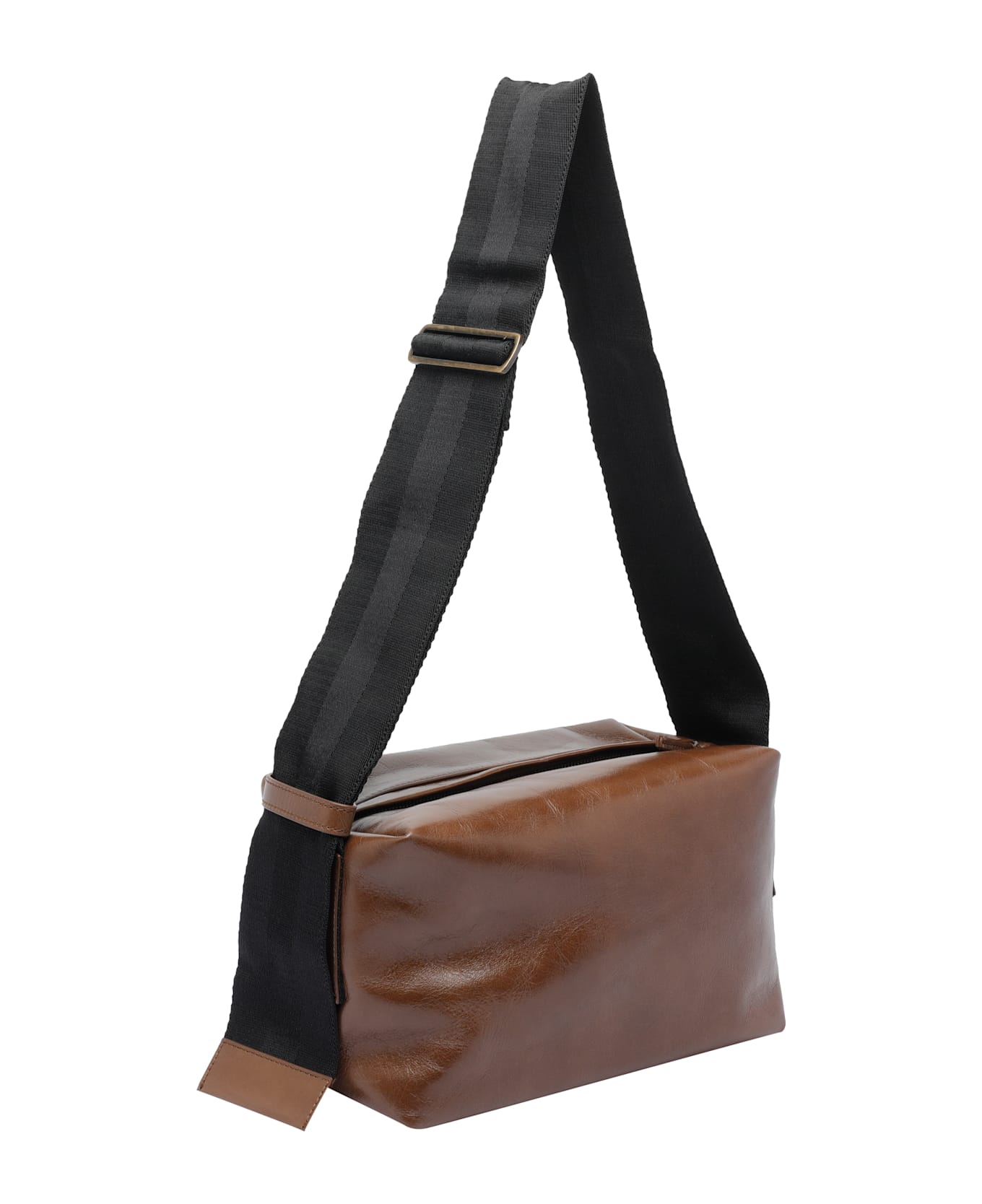 Uma Wang Medium Shoulder Bag - Brown