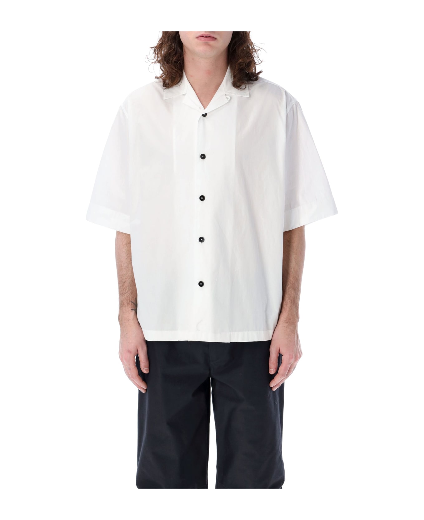 Jil Sander Bowling Shirt - WHITE シャツ