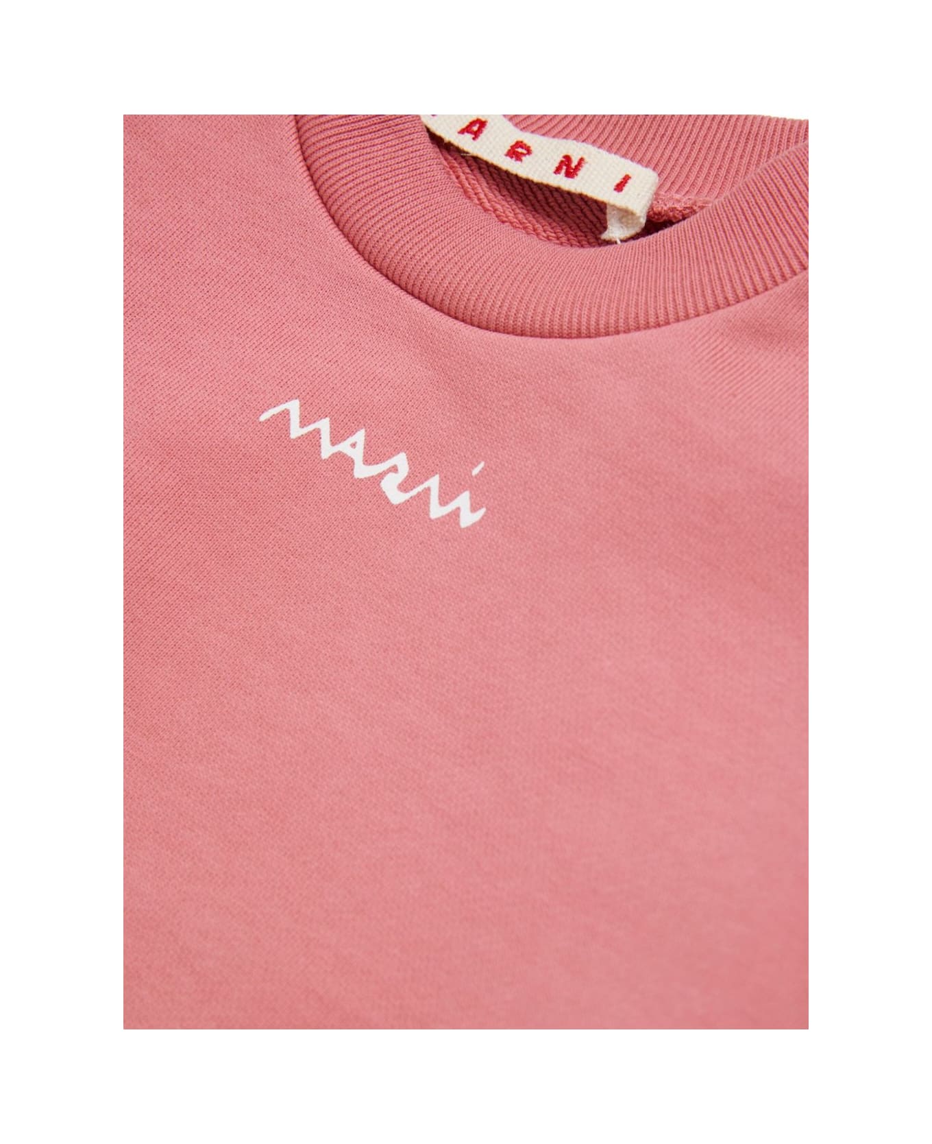 Marni Kids Pink Long-sleeved Crewneck Sweatshirt - Pink