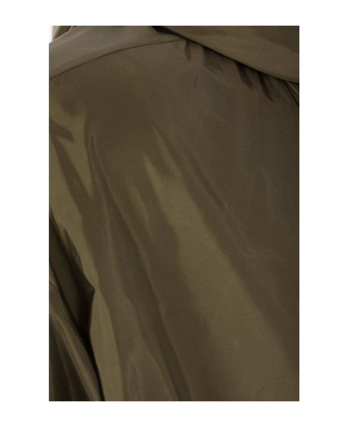 Prada Zip-up Hooded Jacket - MILITARE