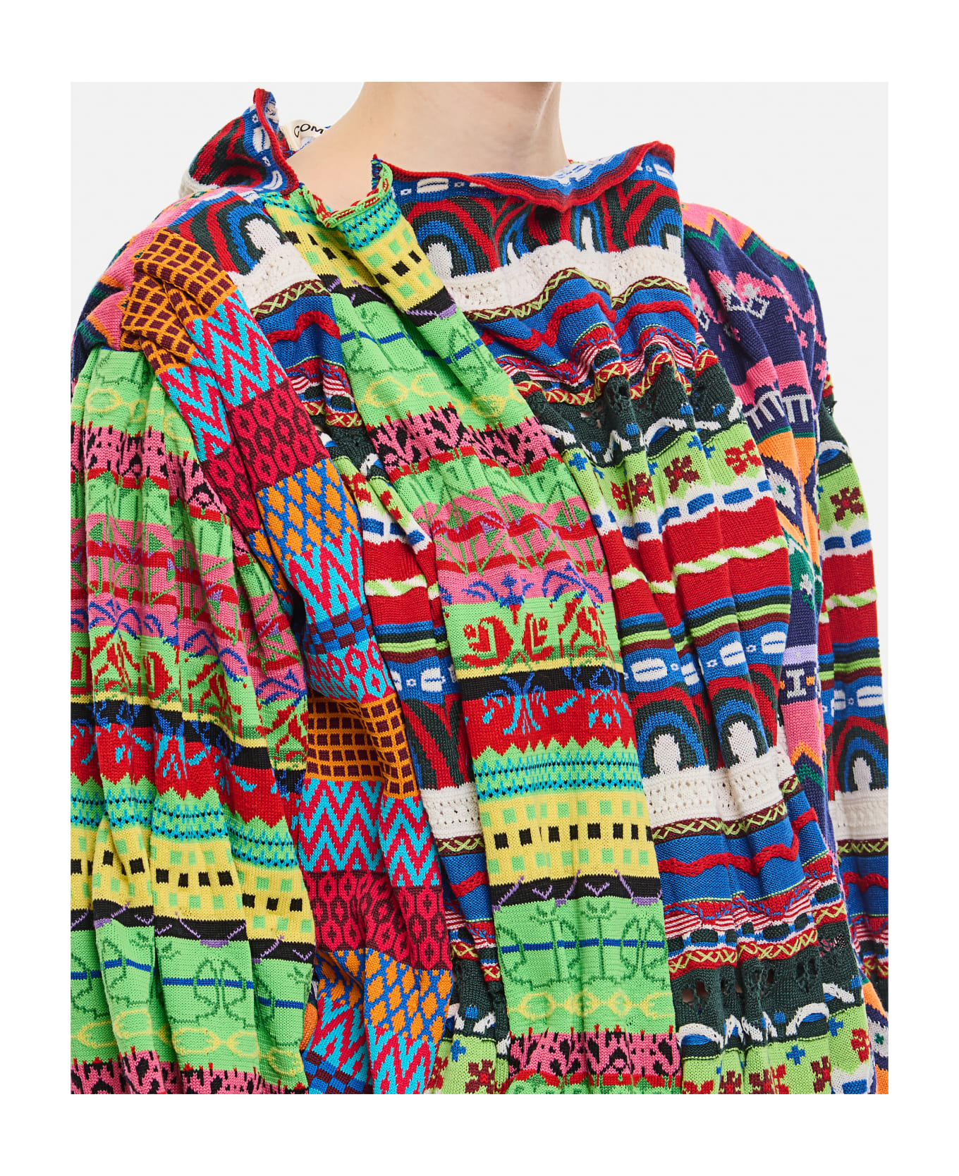 Comme des Garçons Patch Sweater - MultiColour ボトムス