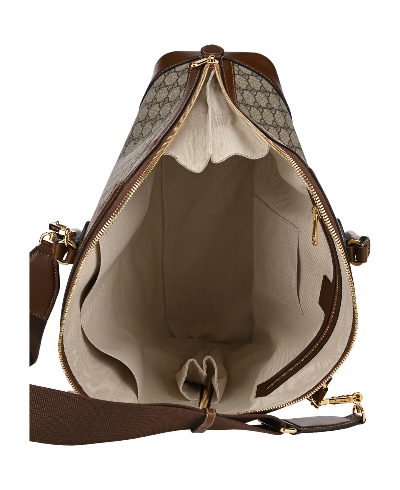 Gucci Gucci 1955 Horsebit Duffle Bag - BEIGE EBONY