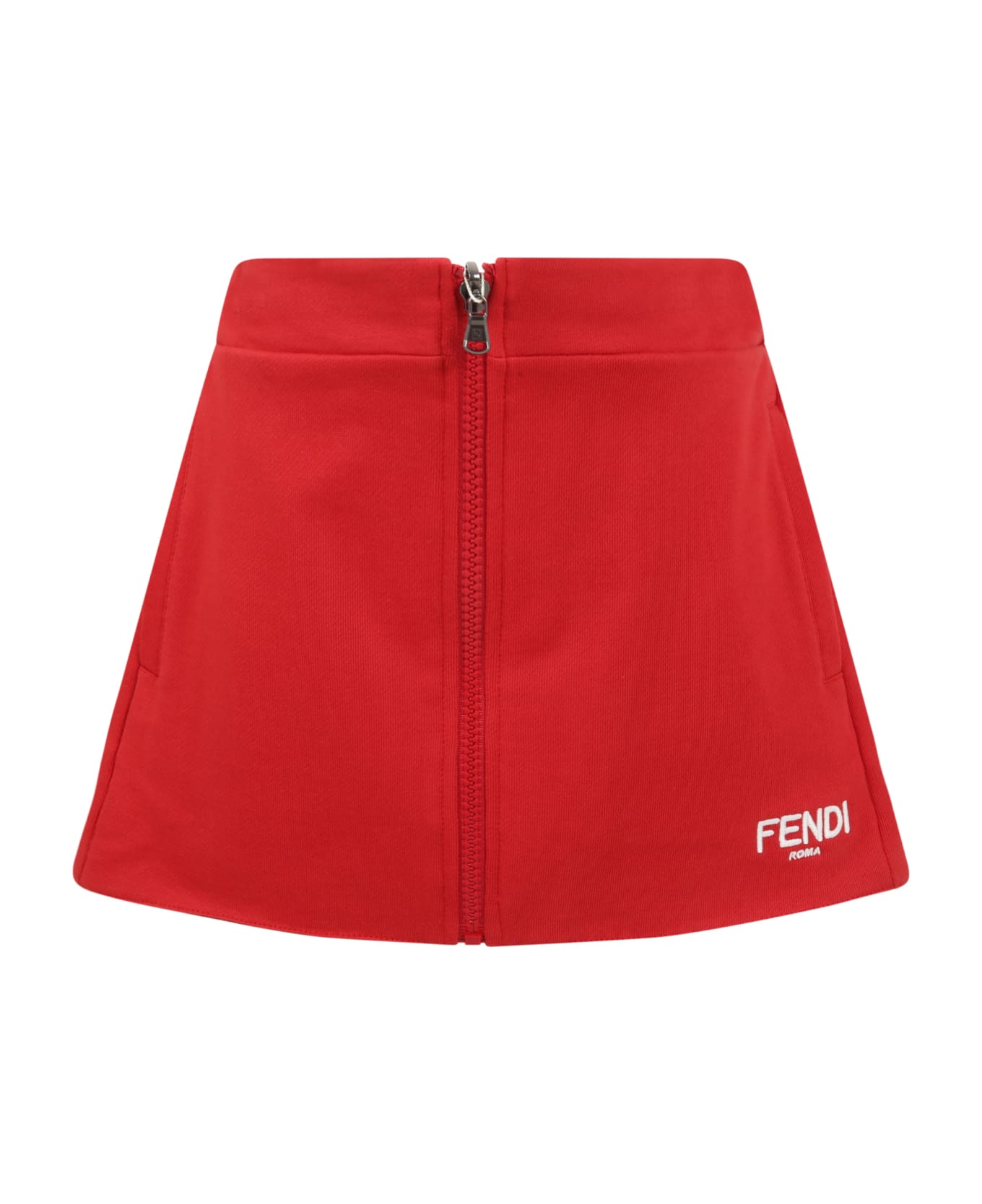 Fendi nicki Reversible Skirt For Girl - Red