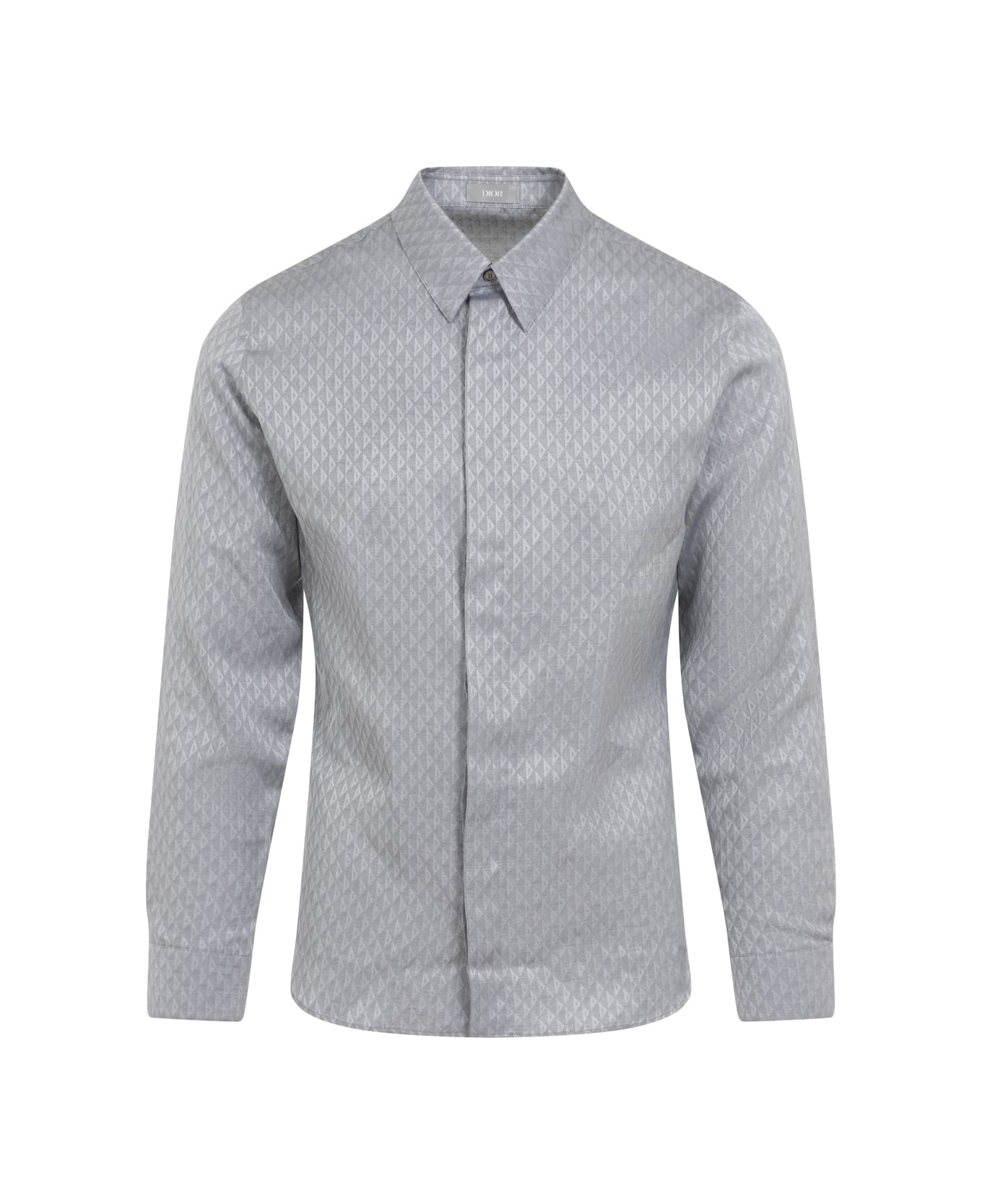 Dior Homme Silk Long Sleeves Shirt - Gris